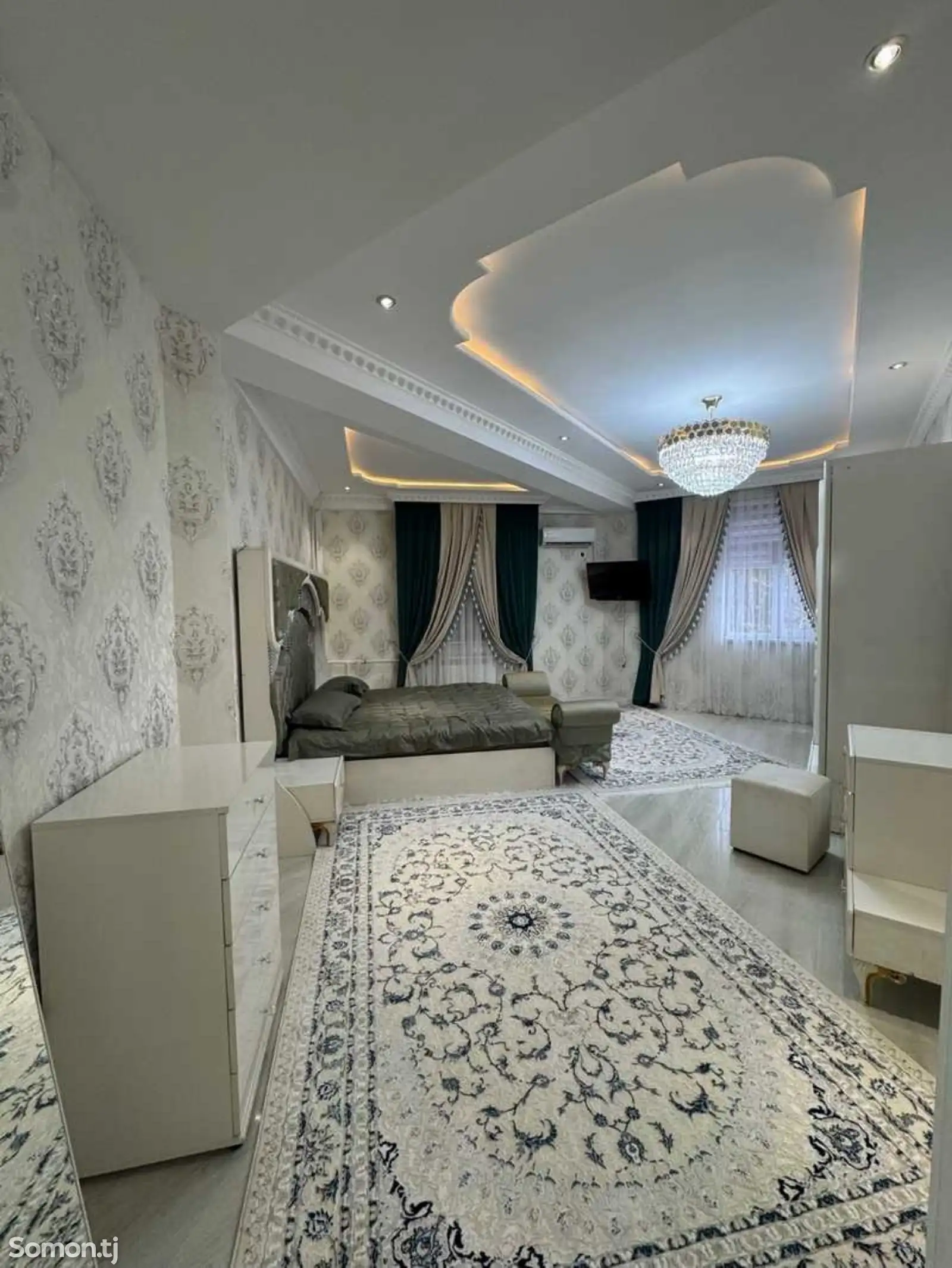 2-комн. квартира, 3 этаж, 100м², сомони дом печати-1