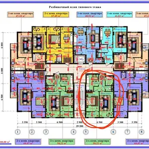 2-комн. квартира, 6 этаж, 58 м², Рудаки