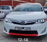 Передние фары на Toyota Camry 2012-2014 USA 3 линзы-2