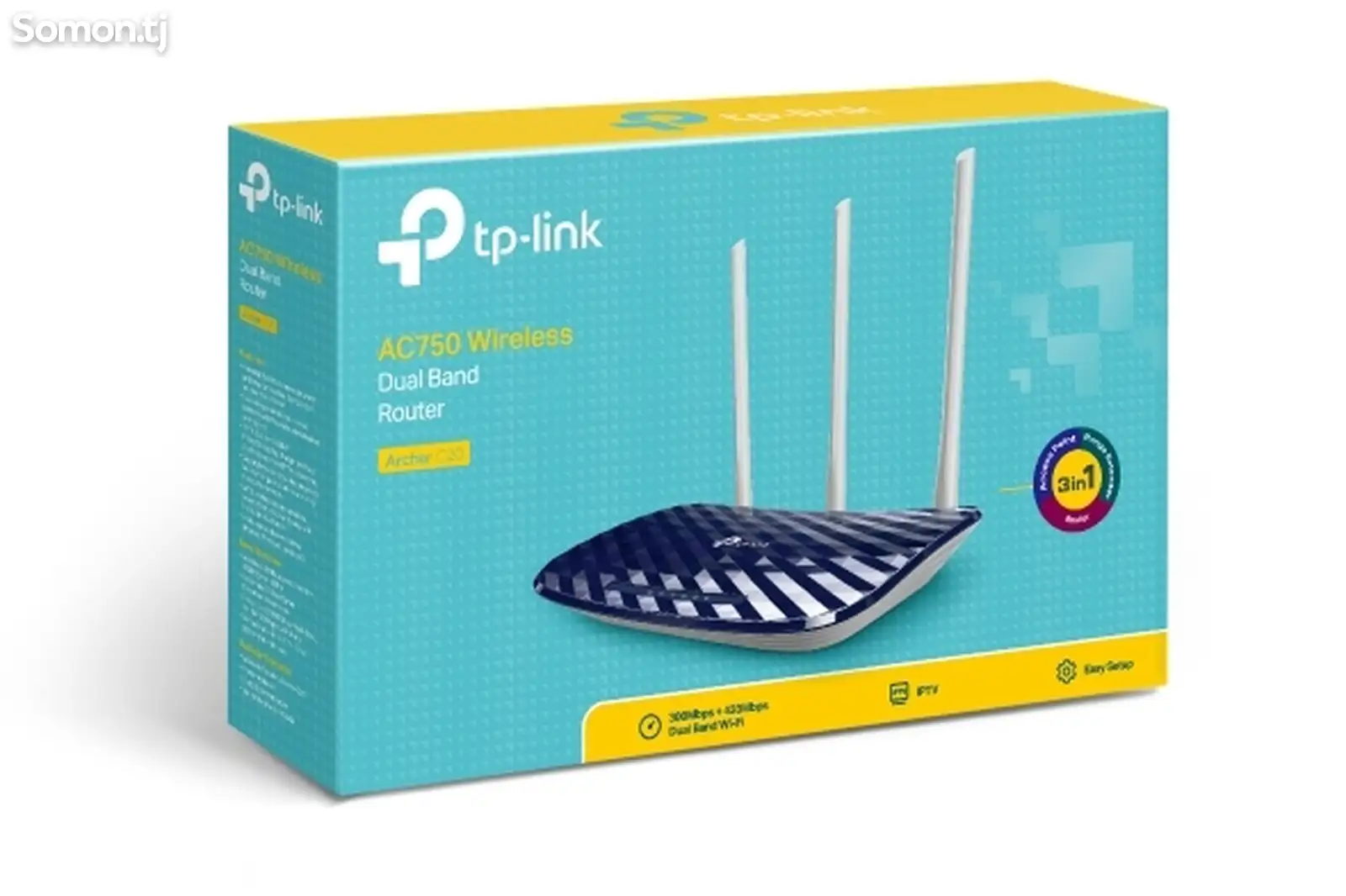 Роутер TP Link Archer C20 Двухдиапазонный роутер WiFi AC750-1