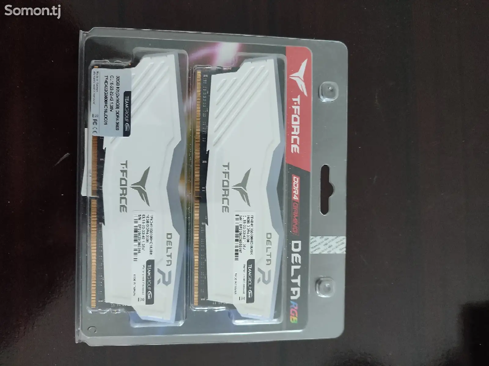 Оперативная память Теаmgroup T-Force Delta DDR4 32Gb 3200-1