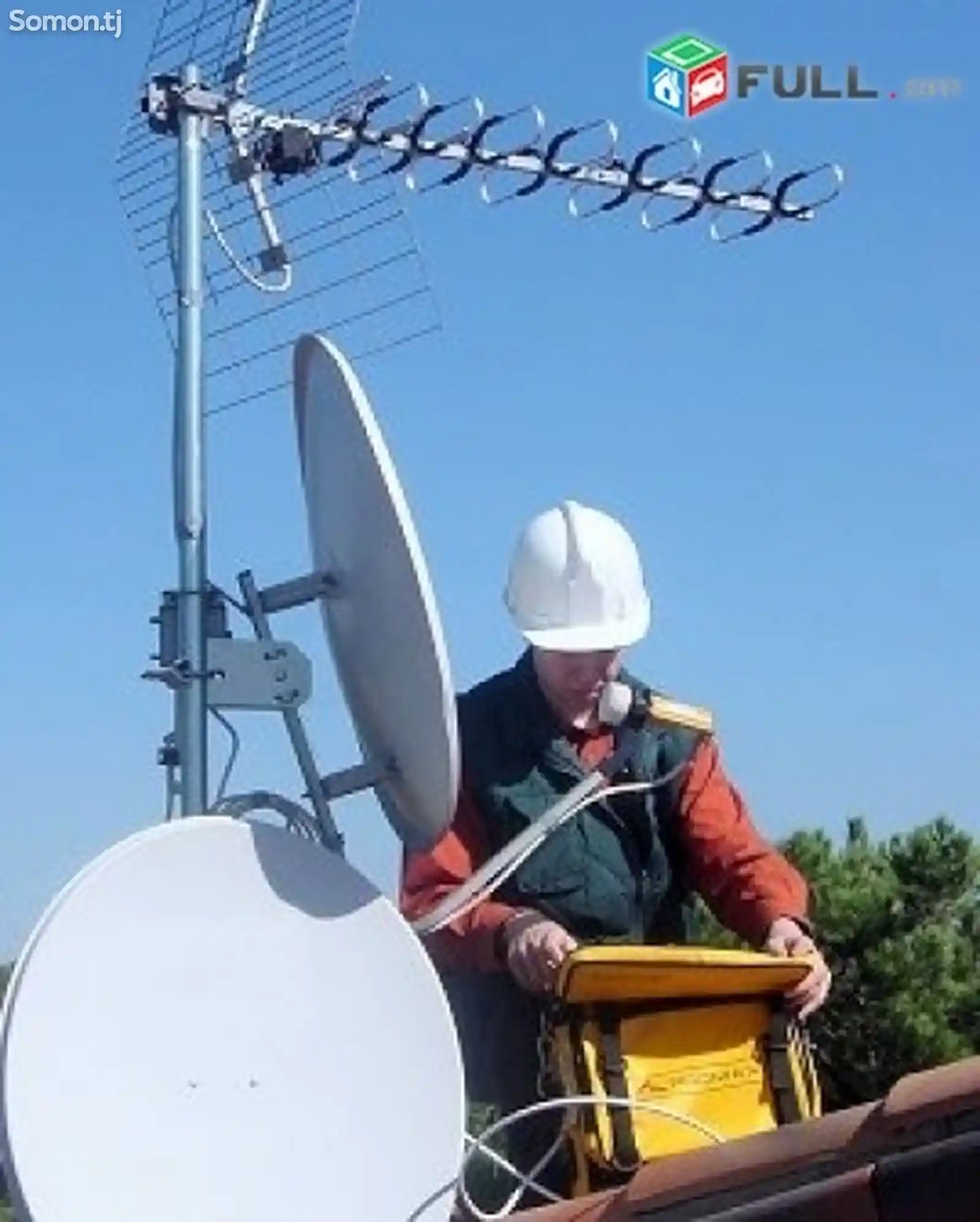 Установка и настройка спутниковых антенн и подключение платныx каналов-1