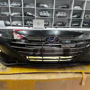 Передний бампер на Hyundai Elantra 2019-2022