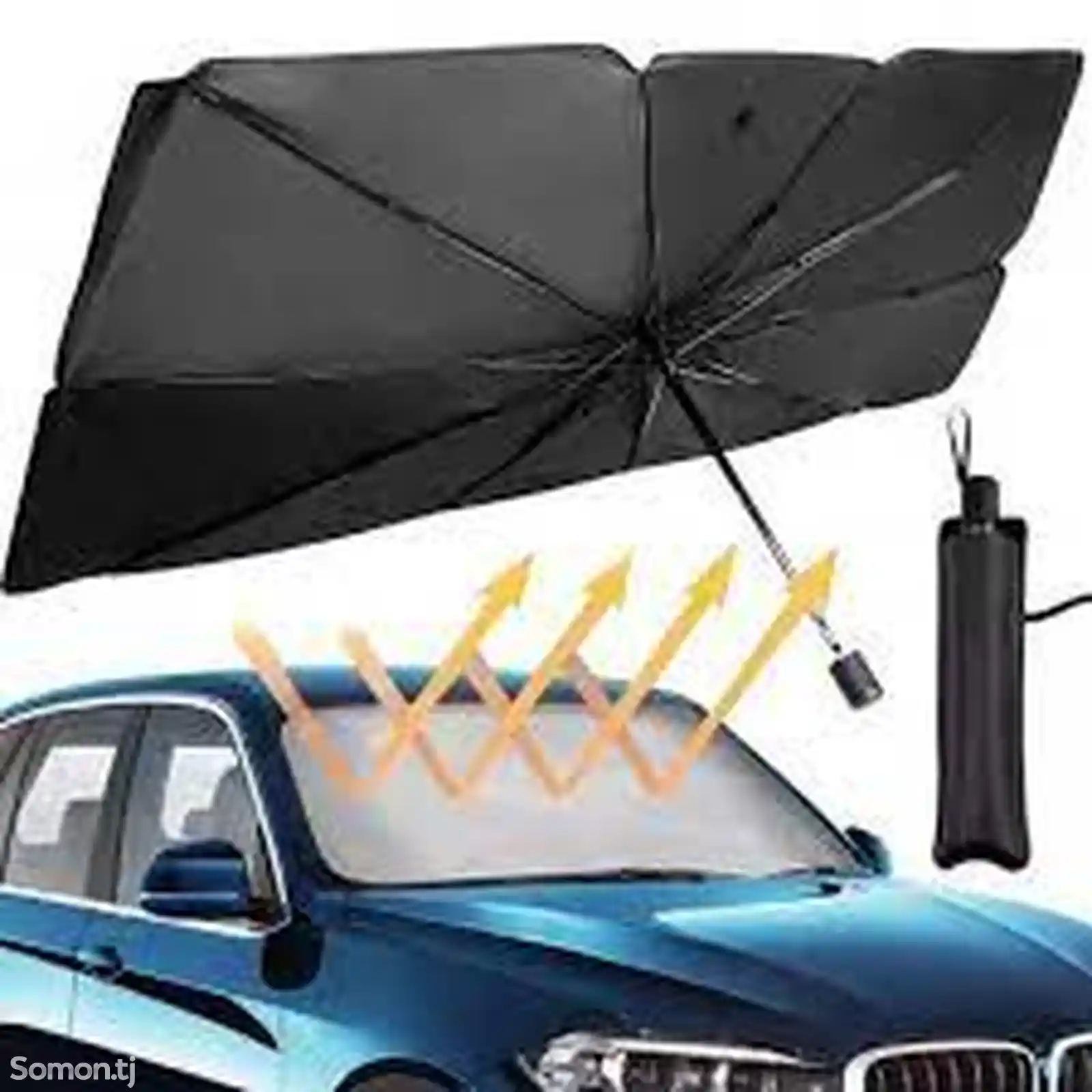 Автомобильный солнцезащитный зонтик на лобовое стекло-2