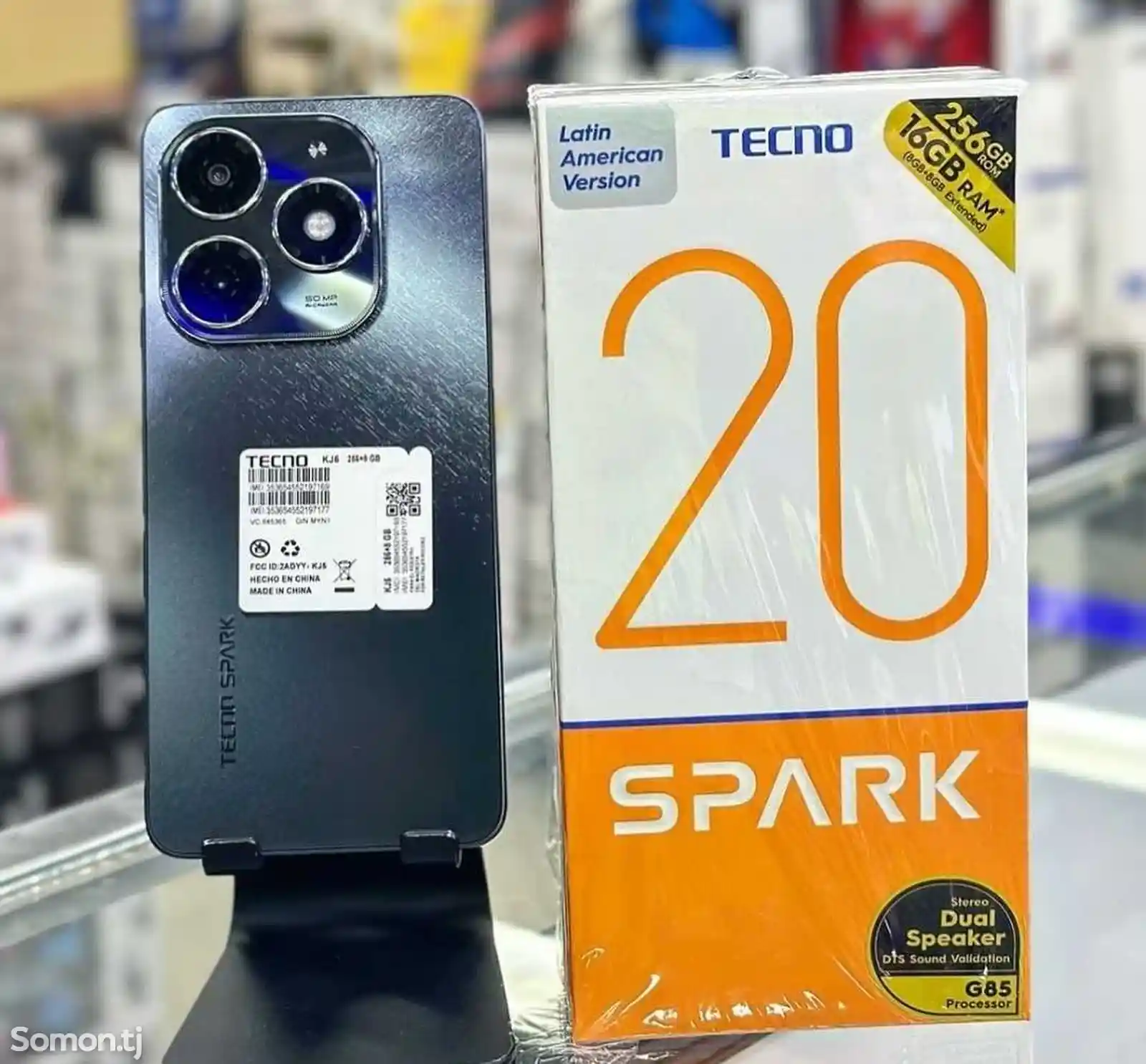 Tecno Spark 20 16/256Gb Black