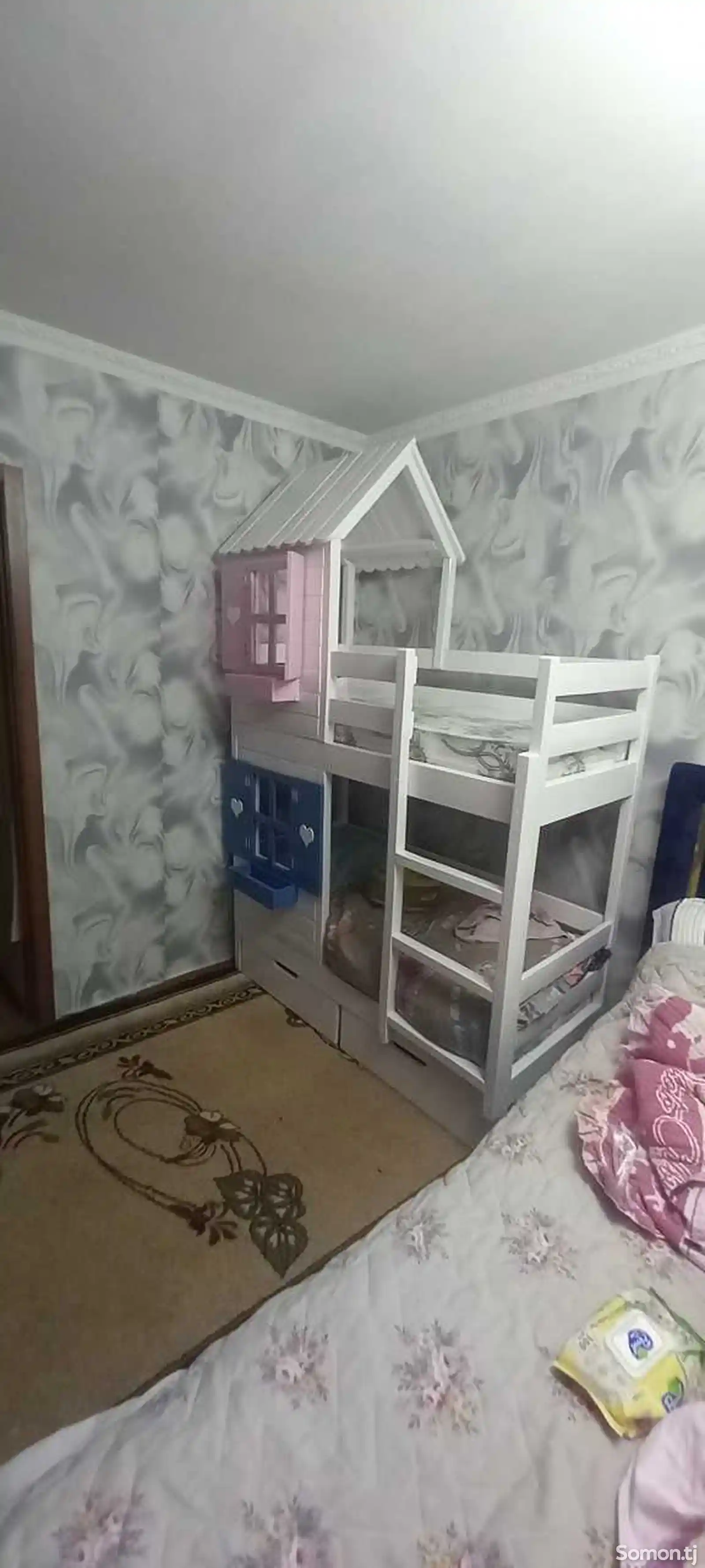 Детская двухъярусная кровать-5