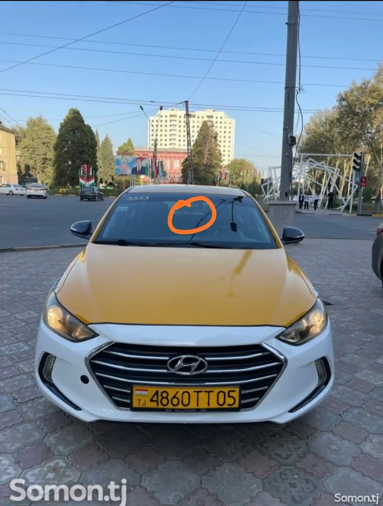 Стекло лобовое от Hyundai Elantra, 2017-2