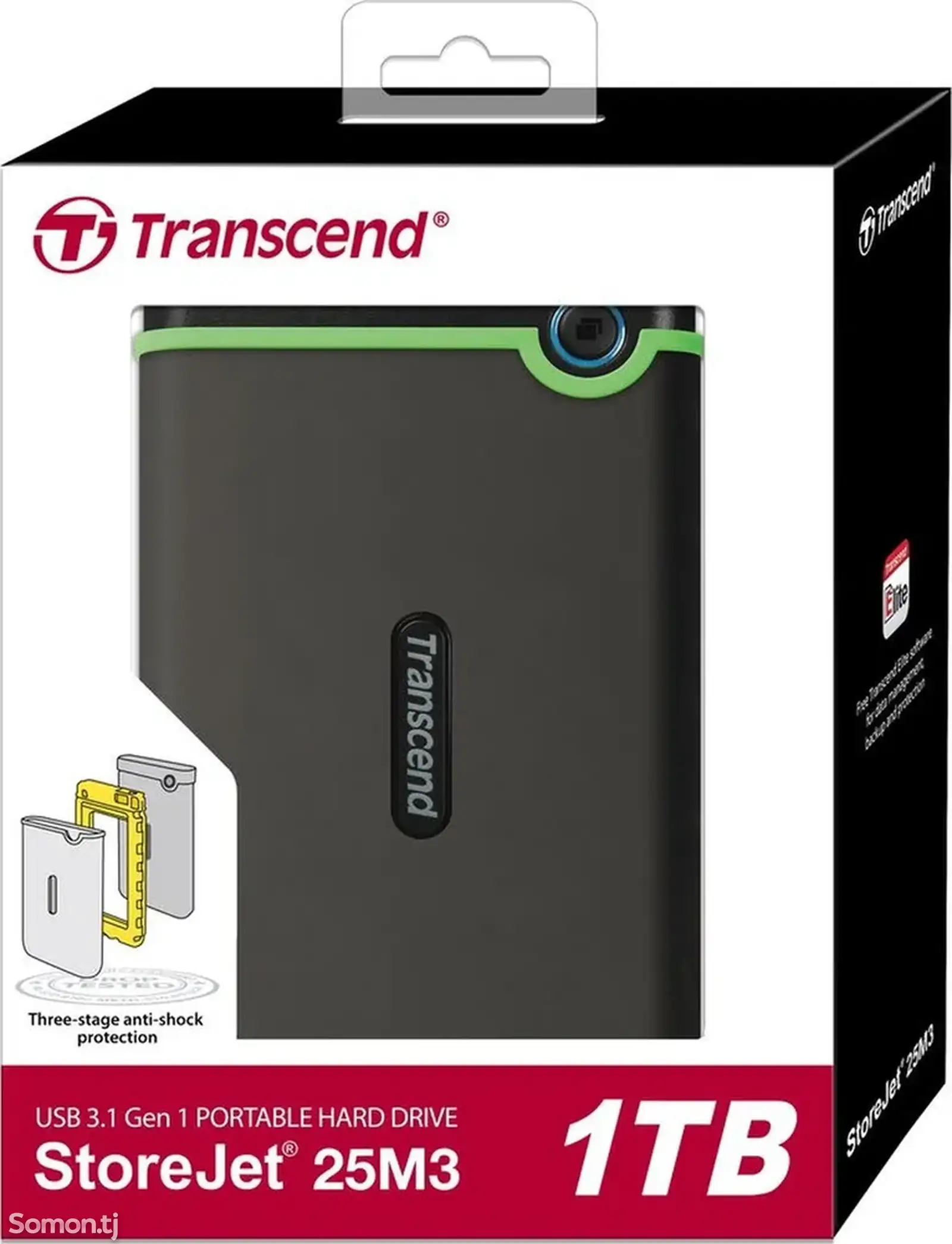 Внешний жесткий диск Transcend 1TB-1