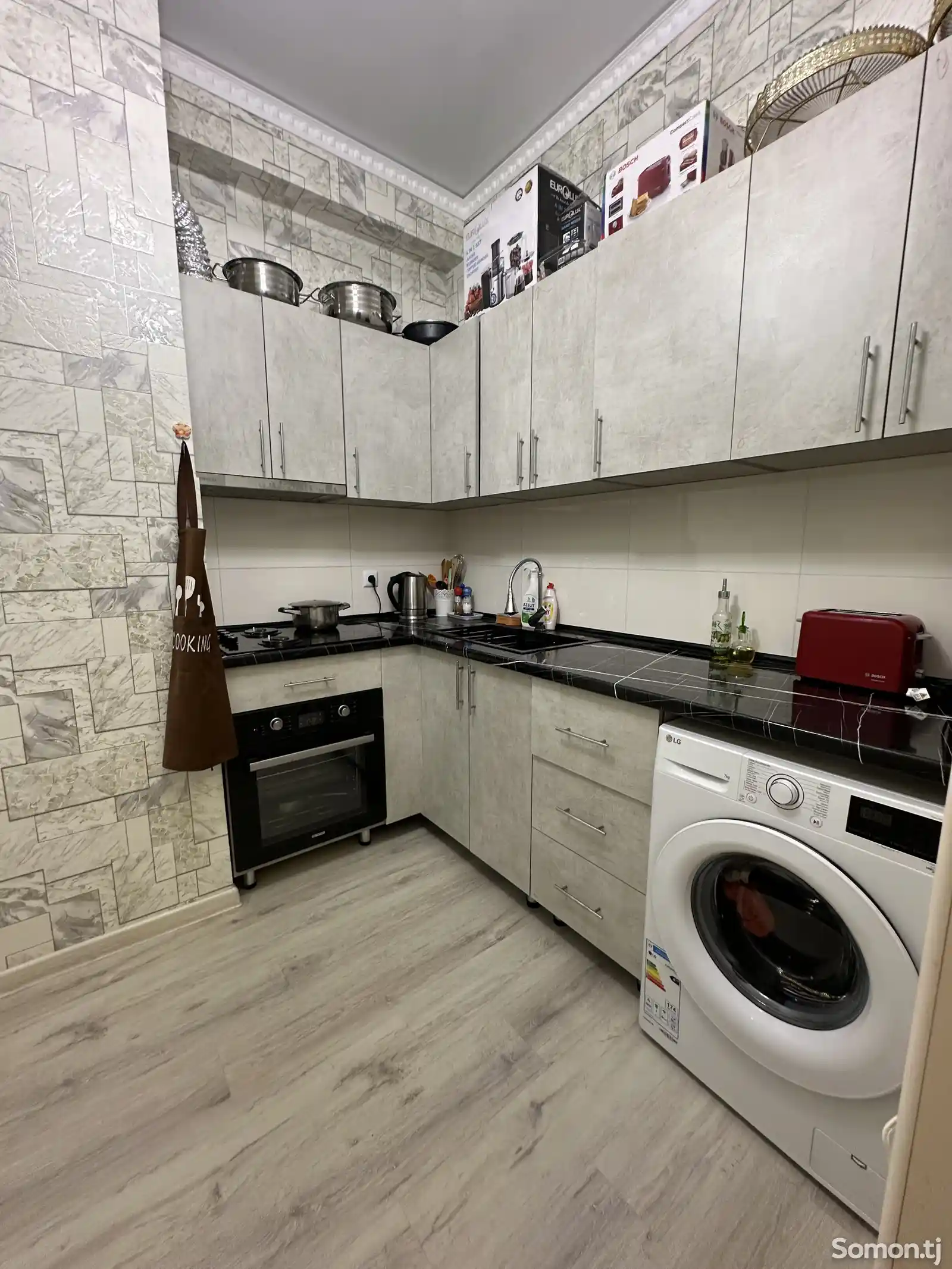 2-комн. квартира, 16 этаж, 53 м², Шохмансур-4