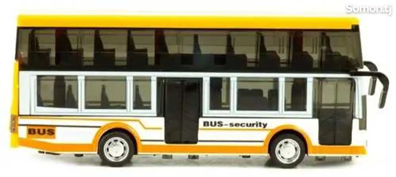 Металлический двухэтажный автобус-3