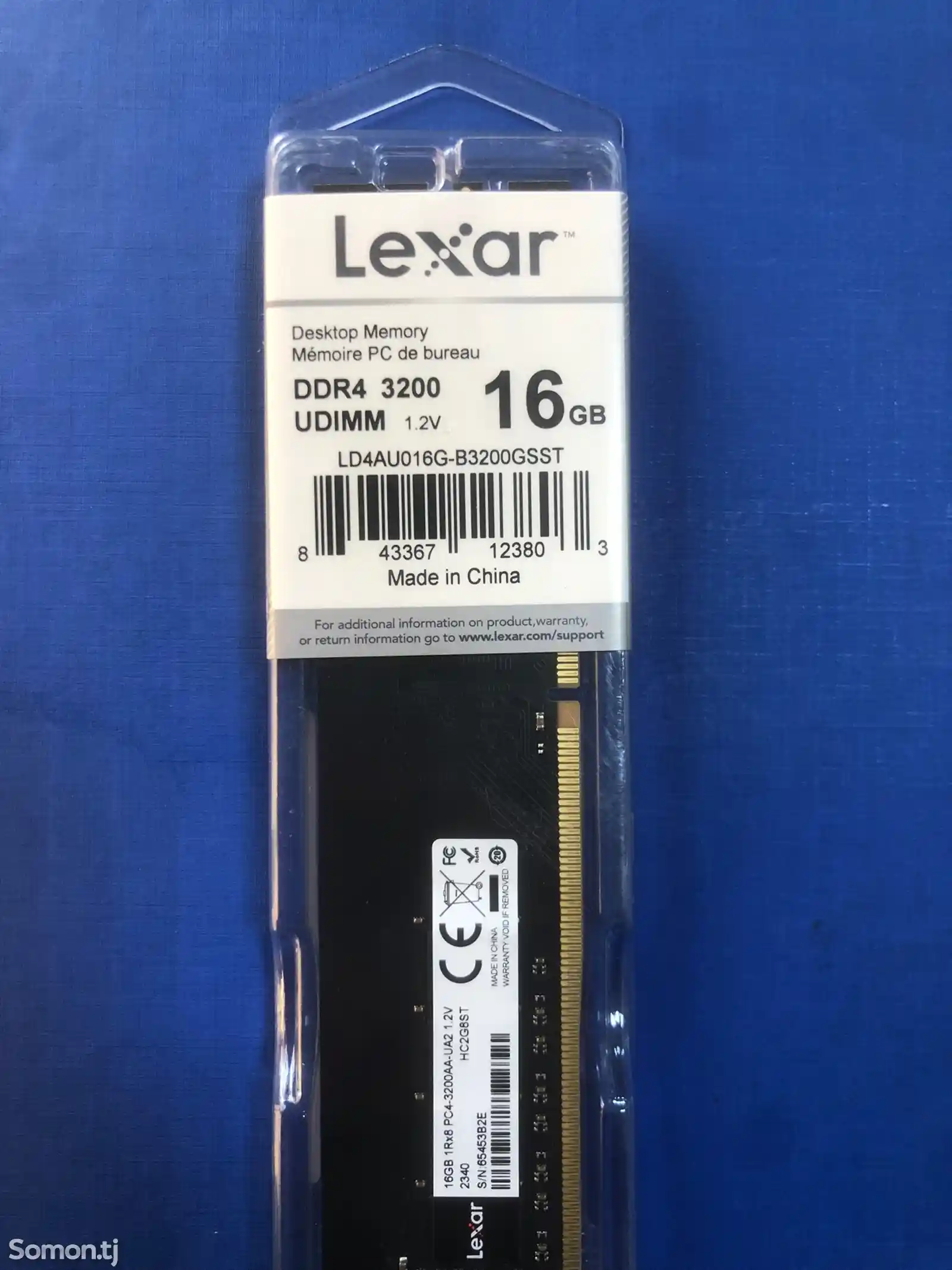 Оперативка Lexar 16gb pc4-3200-1