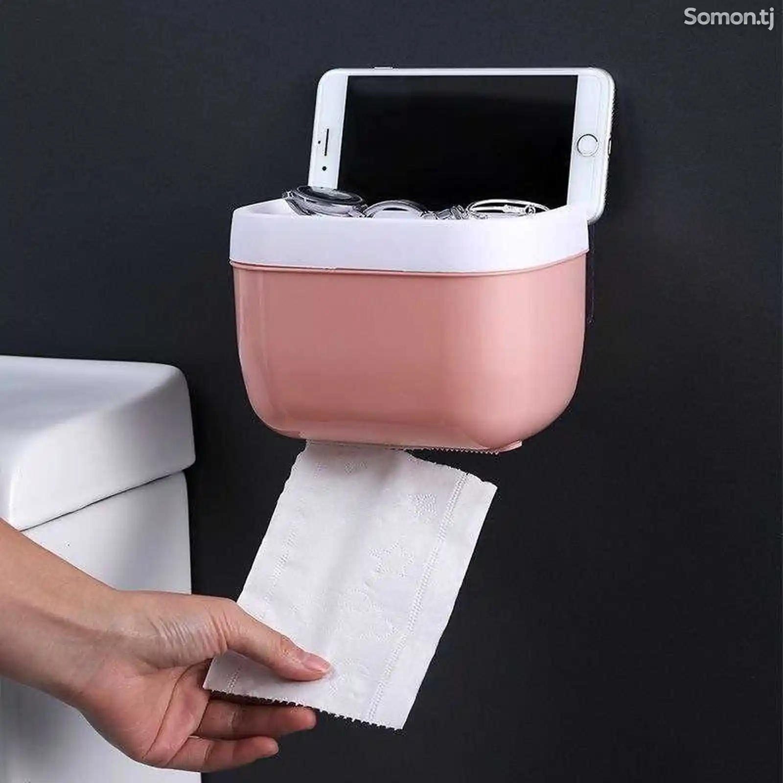 Настенный держатель для туалетной бумаги-2