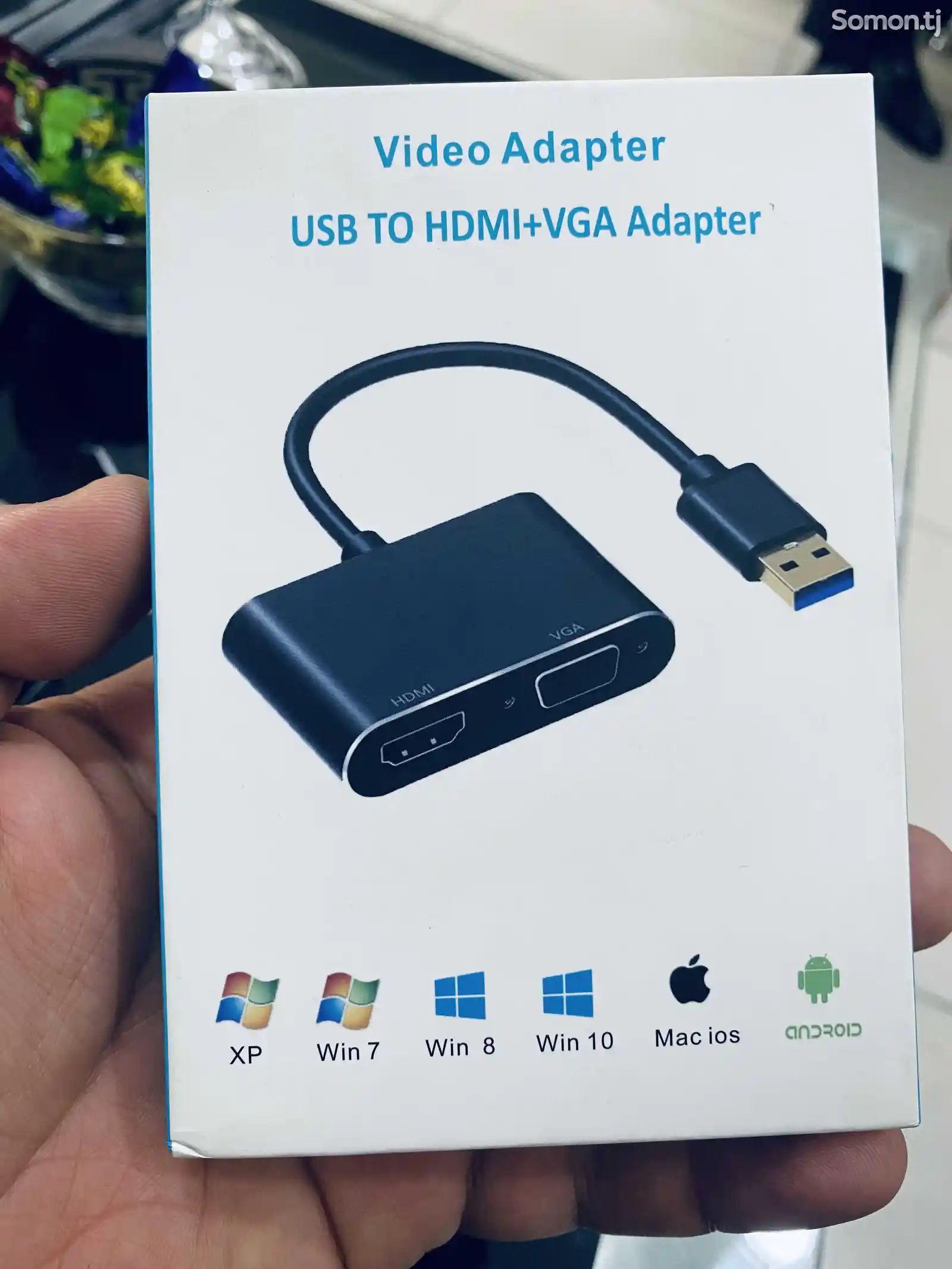 Адаптер USB to HDMI+VGA