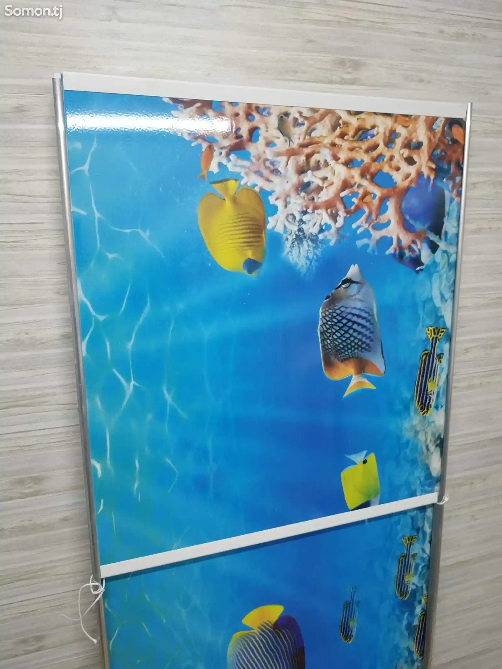 Экран для ванной 3D - Морское дно-3