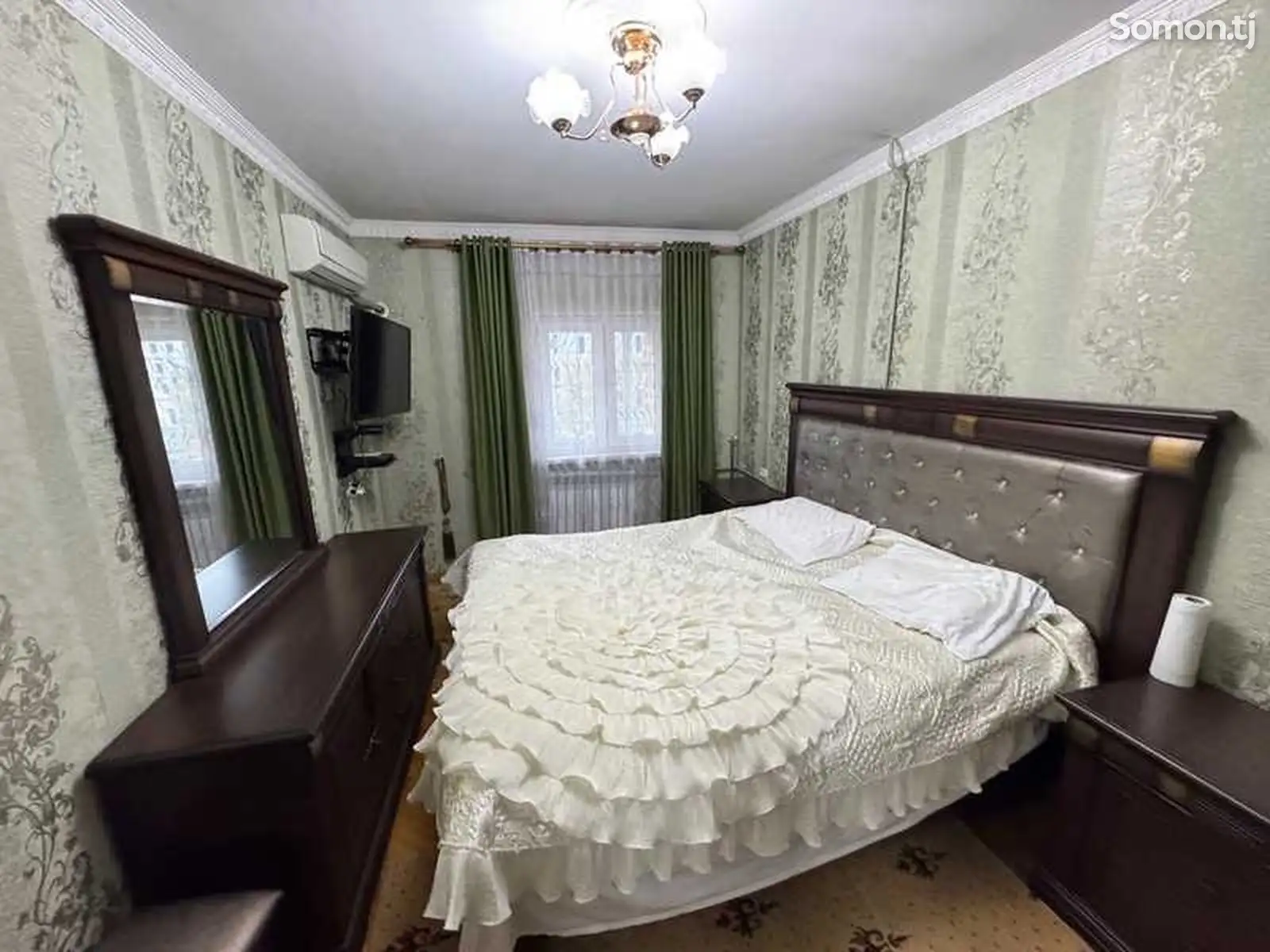 3-комн. квартира, 4 этаж, 90м², Исмоили Сомони-1