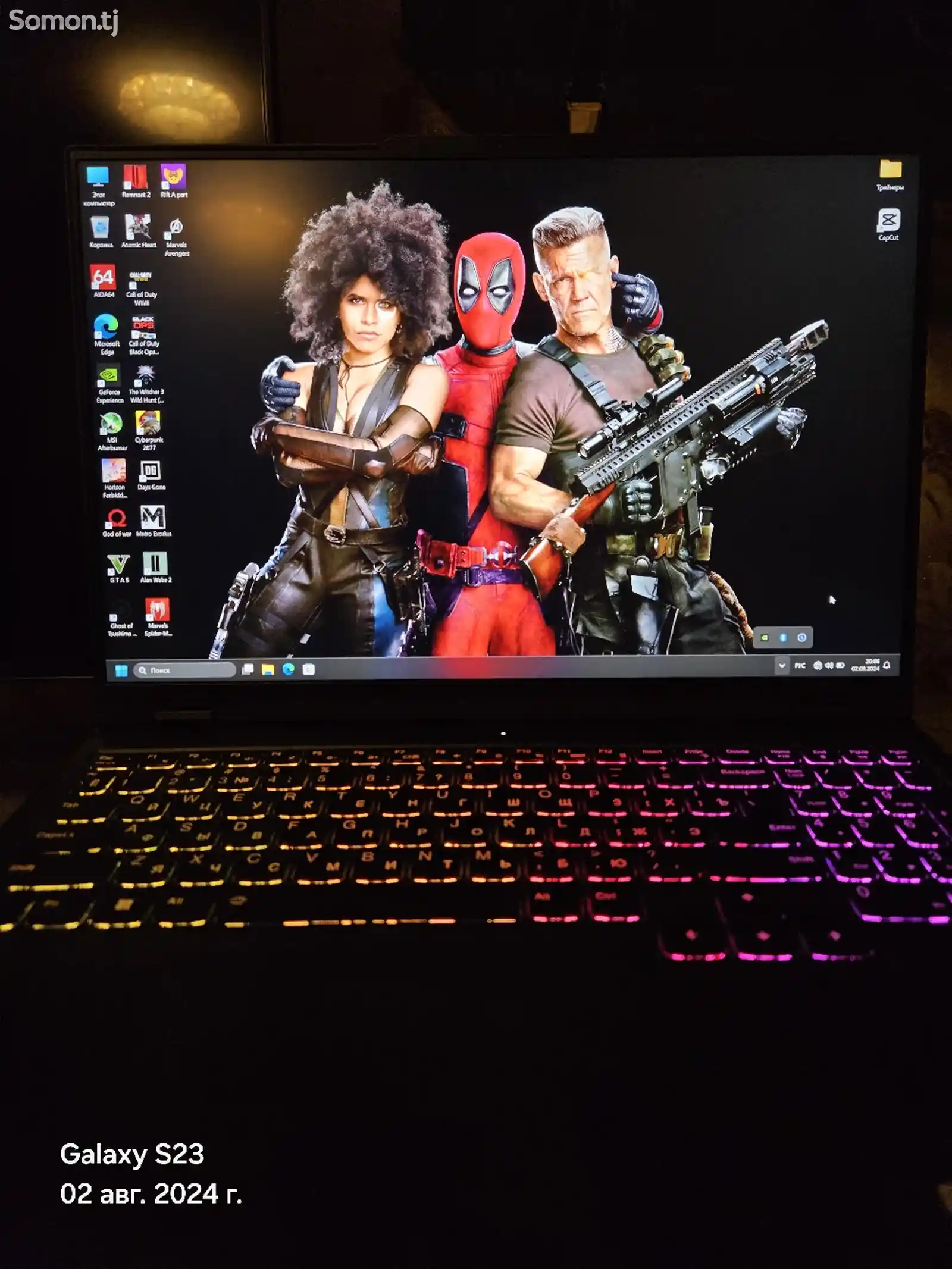 Ноутбук Lenovo Legion 5pro. RTX 4070-6