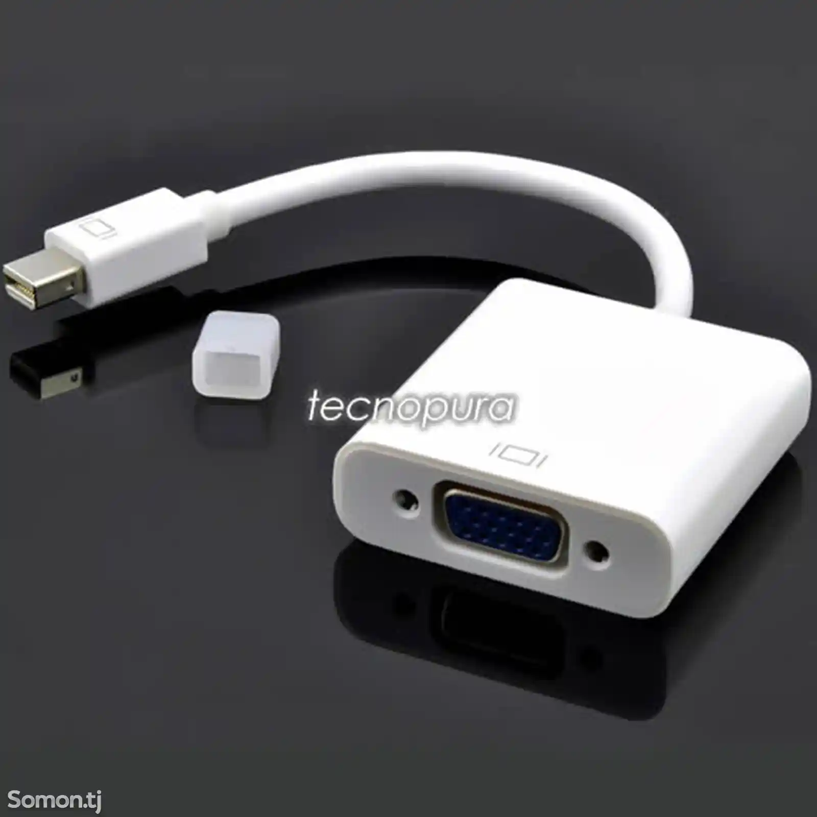 Переходник mini DisplayPort to VGA для macbook ноутбуков - VGA-9