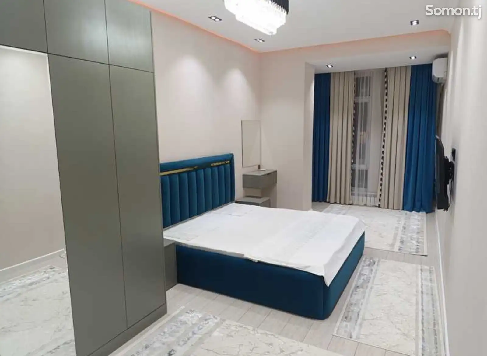 2-комн. квартира, 12 этаж, 70м², Сомони-1