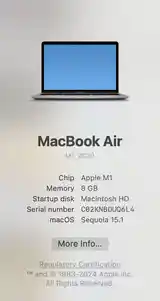 Ноутбук MacBook Air M1-4