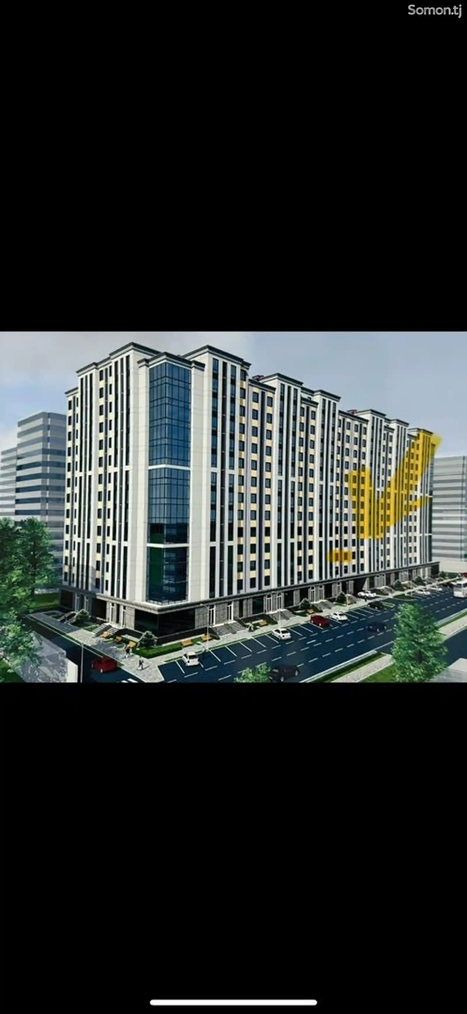 2-комн. квартира, 3 этаж, 79 м², мактаби Дехоти-1