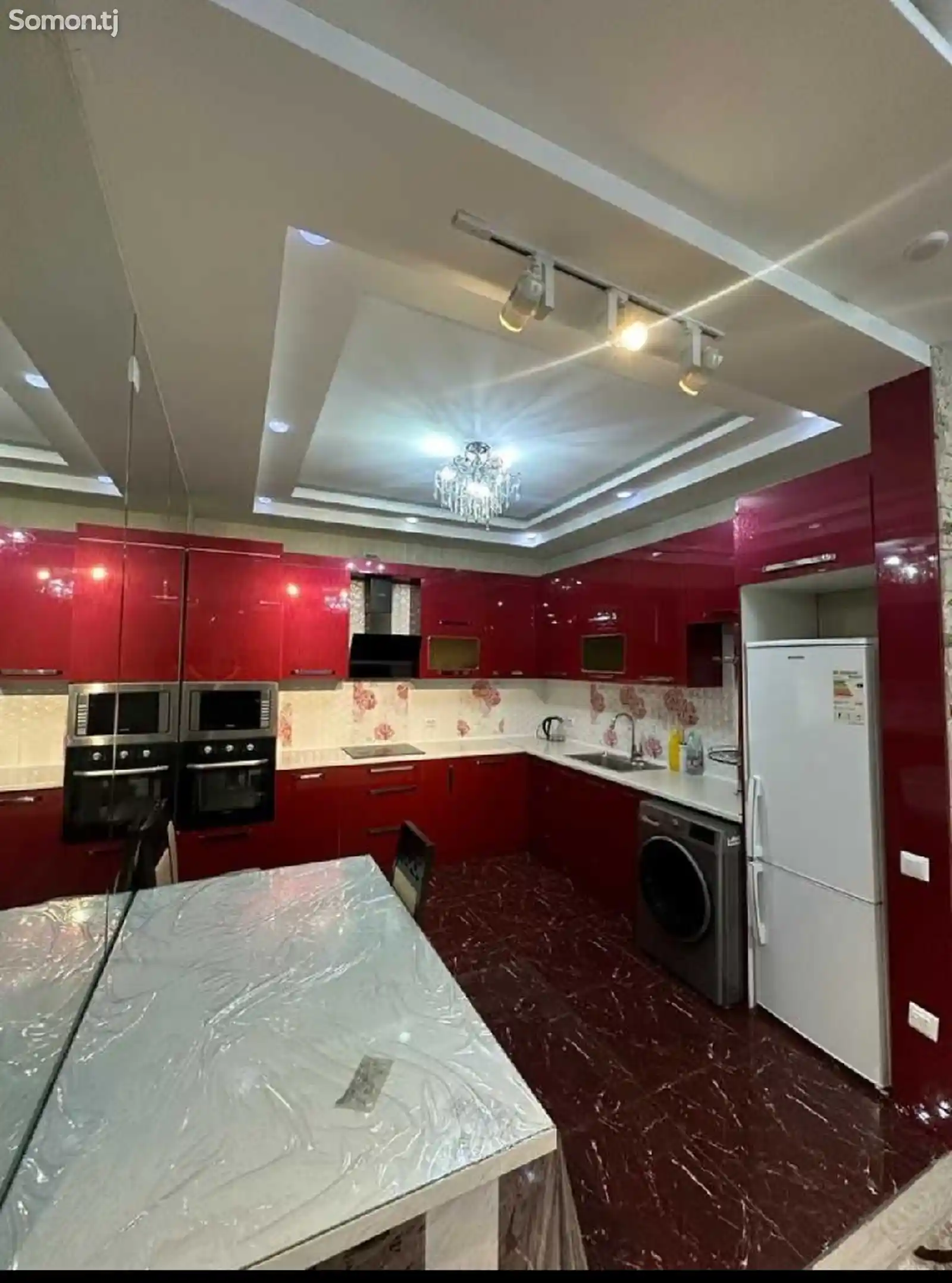 3-комн. квартира, 13 этаж, 100м², Сомони-6