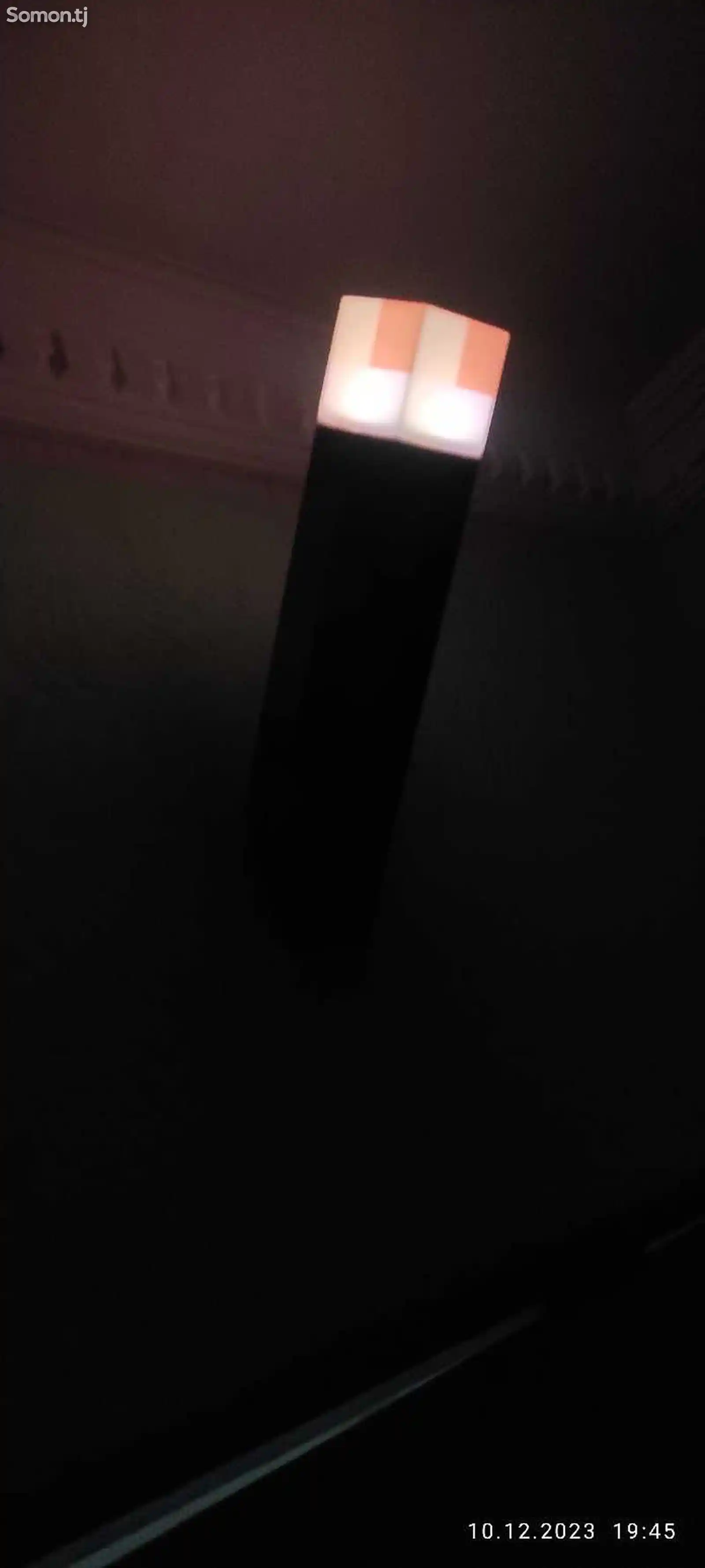 Светильник-ночник факел из Minecraft-4
