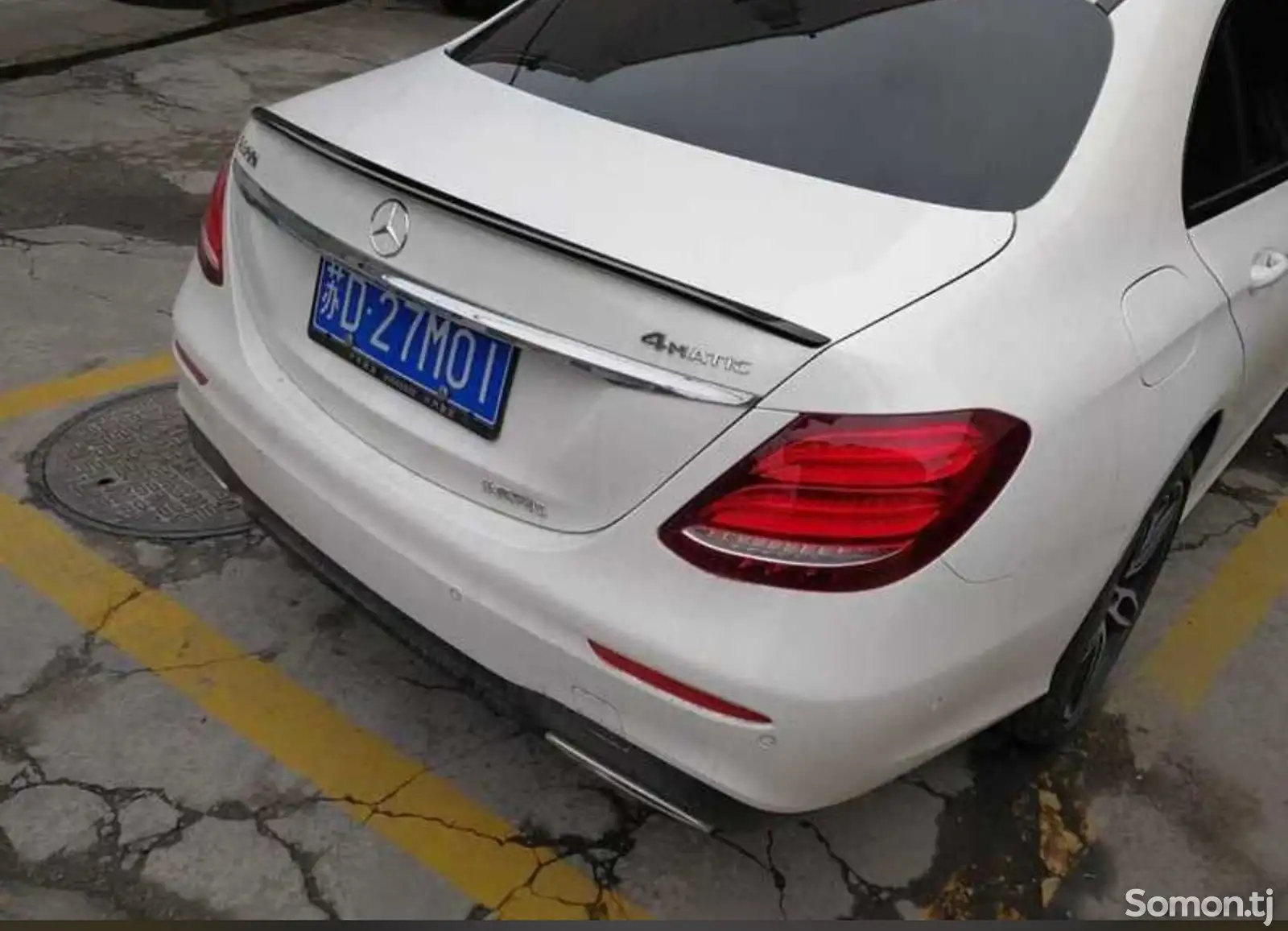 Спойлер на Mercedes-Benz W213