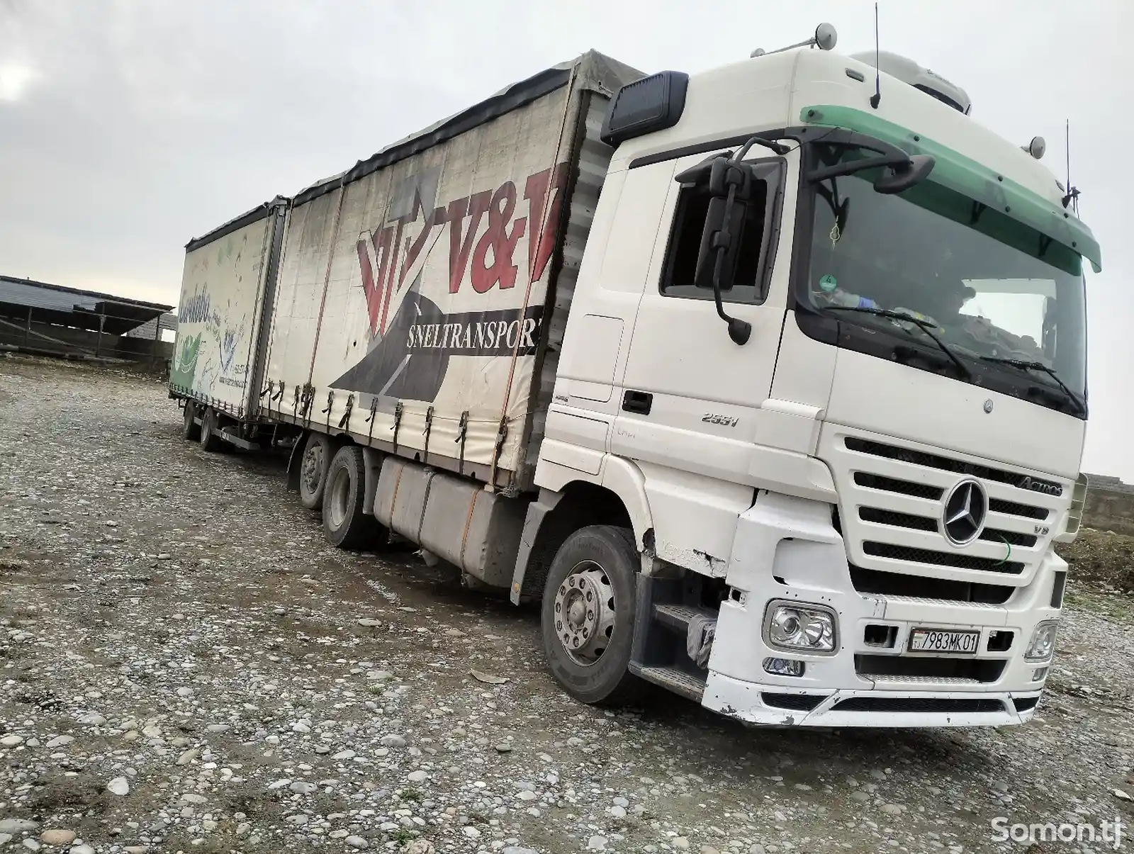 Бортовой грузовик Mercedes-Benz Actros V8 2551, 2007-2