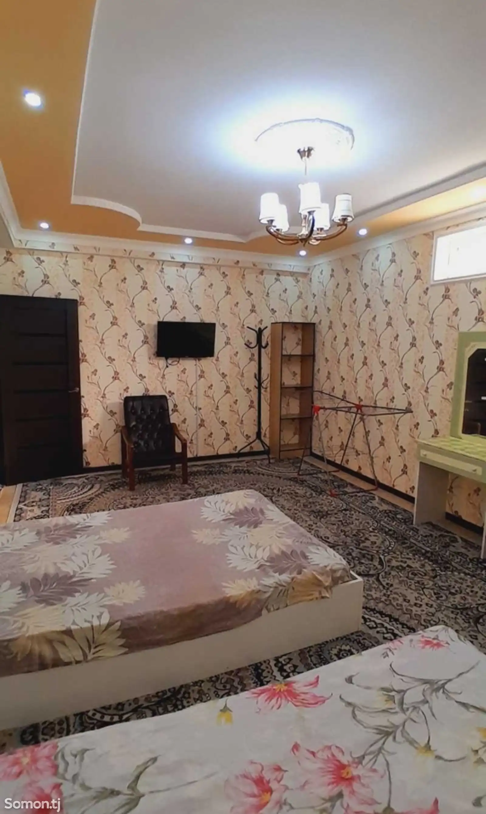 1-комн. квартира, Цокольный этаж, 40 м², панчшанбе-1