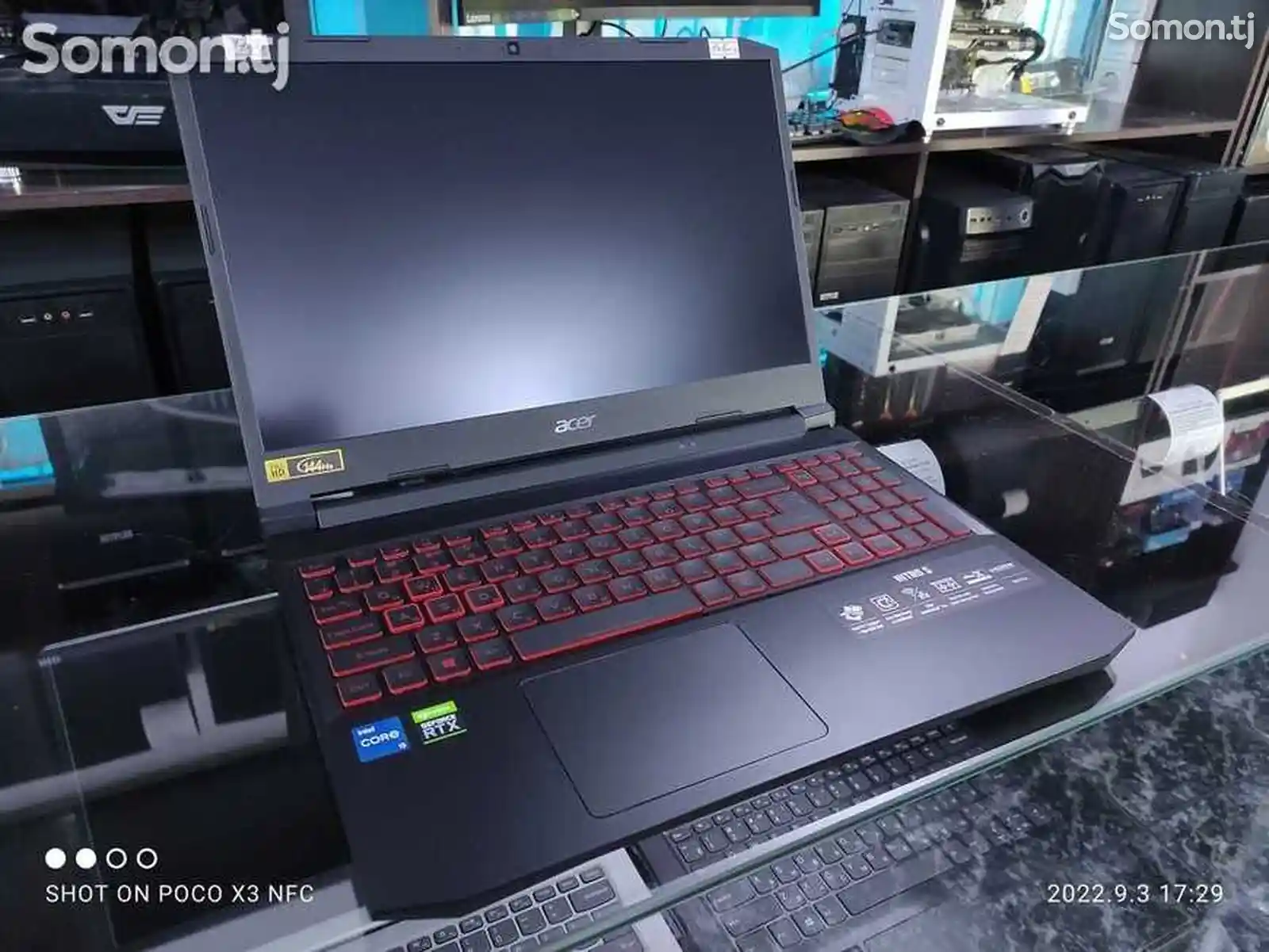 Игровой Ноутбук Acer Nitro 5 Core i7-11800H / RTX 3050Ti 4GB / 8GB / 512GB SSD-6