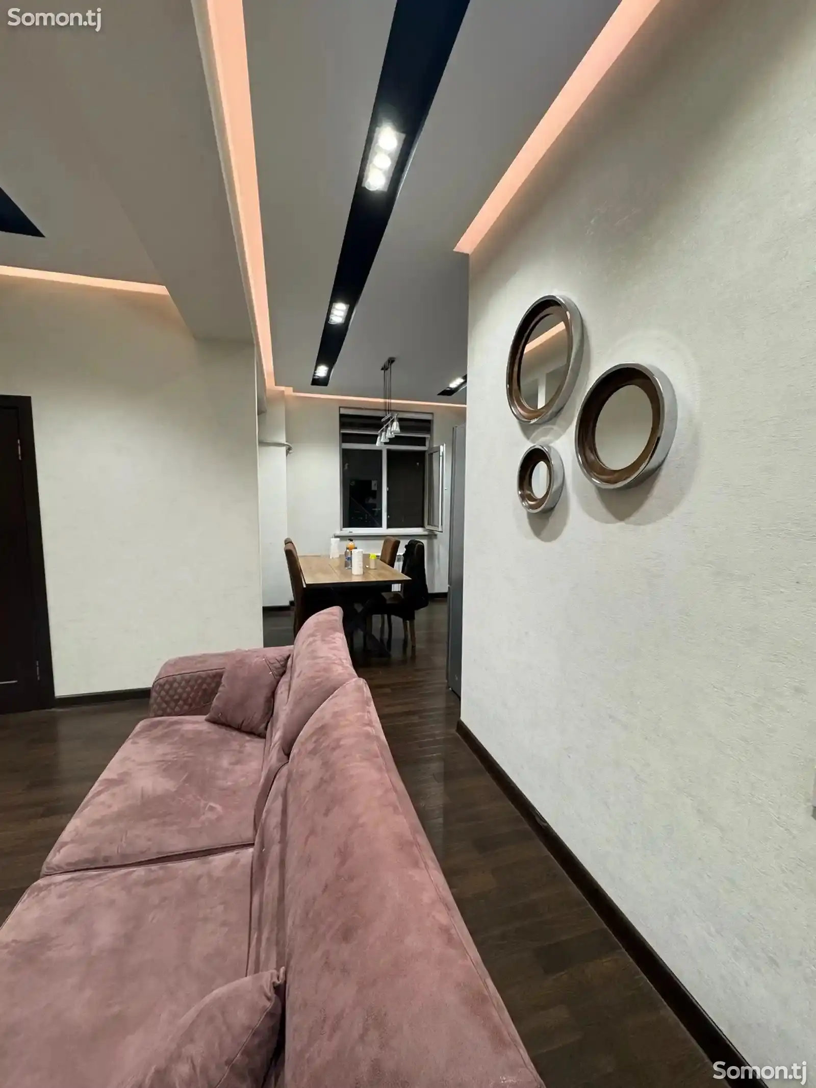 2-комн. квартира, 15 этаж, 55м², Исмоили Cомони-5