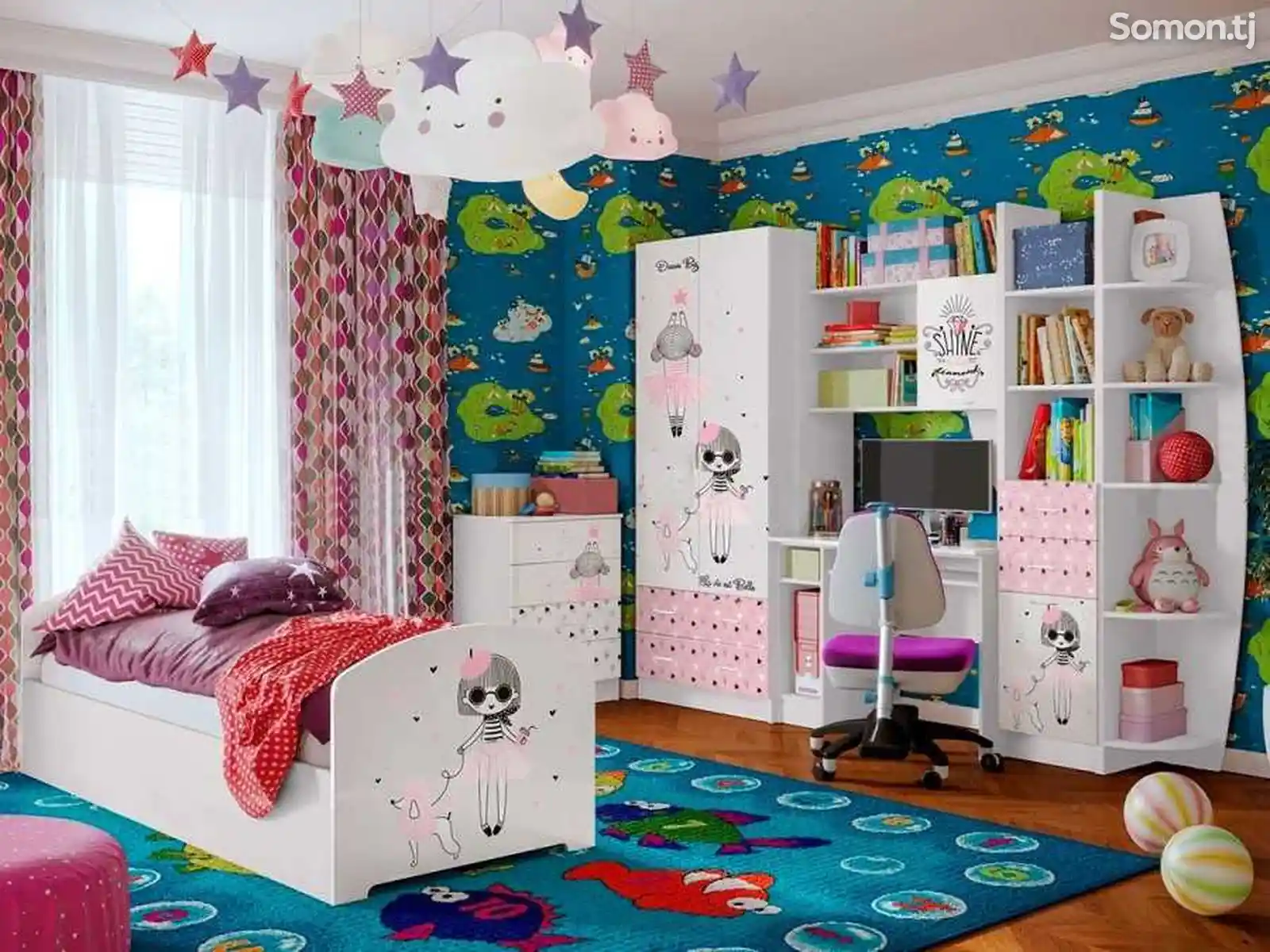 Мебель для детской комнаты на заказ-7
