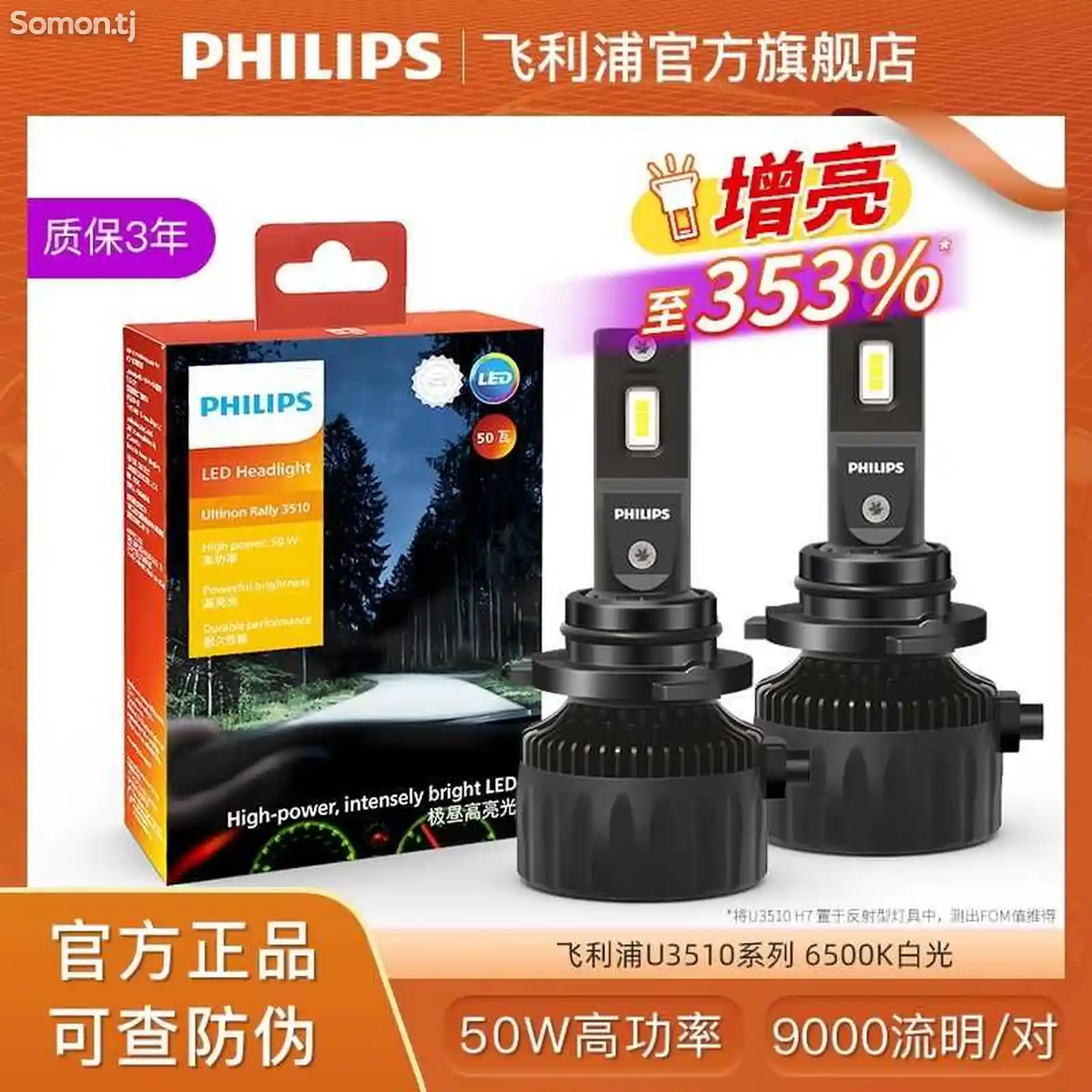 Светодиодные лампы Philips Ultinon 3510 LED на заказ