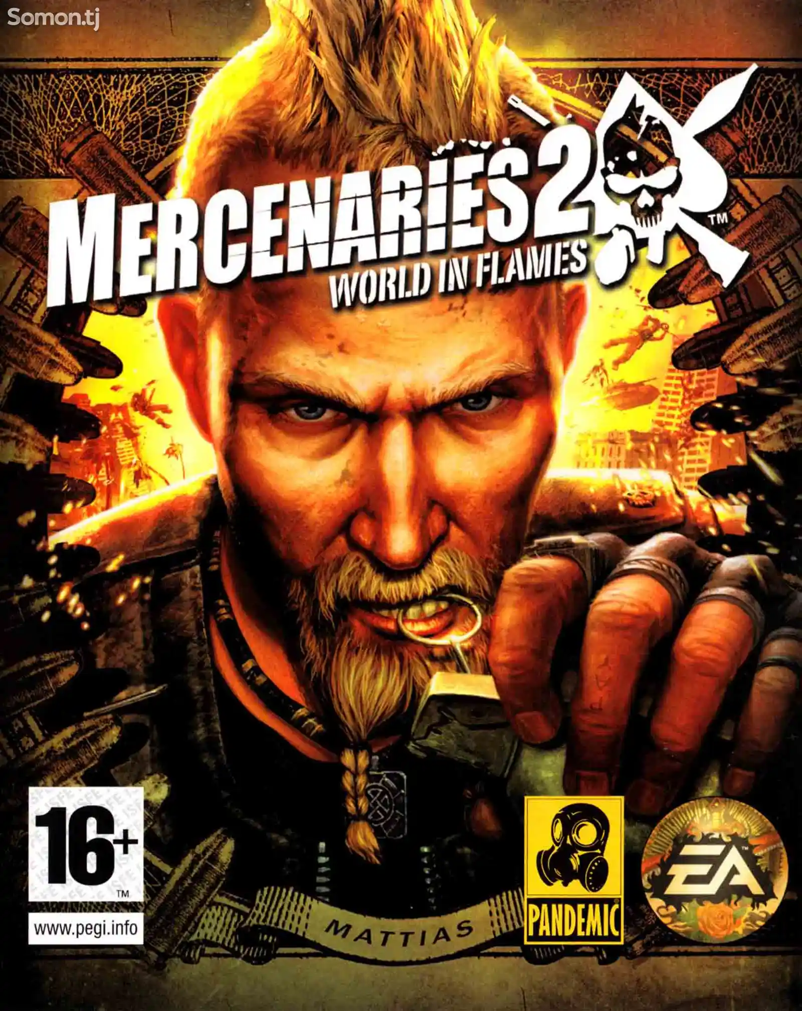 Игра Mercenaries 2 World in Flames на все модели Play Station-3