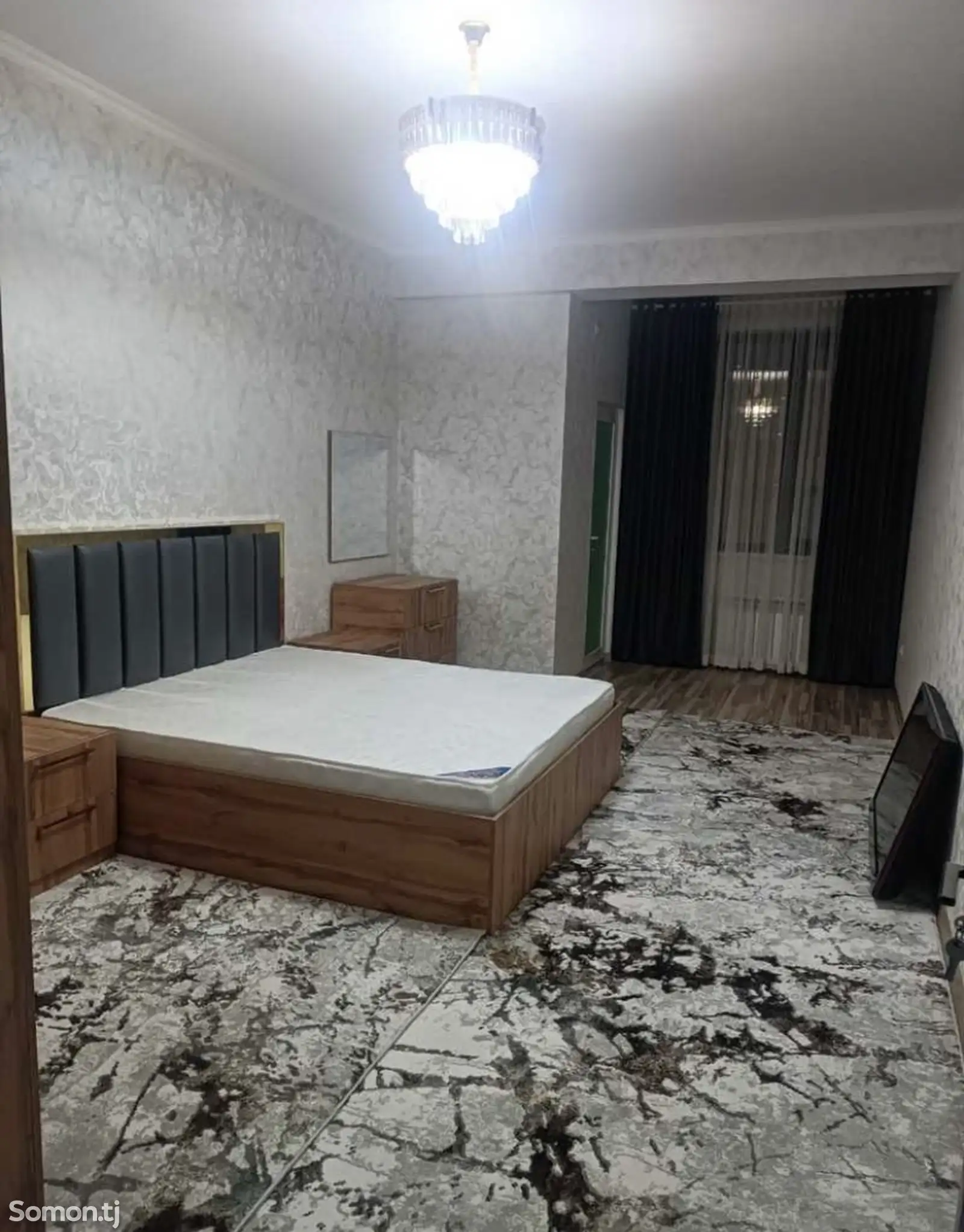 2-комн. квартира, 5 этаж, 65м², Сомони-1