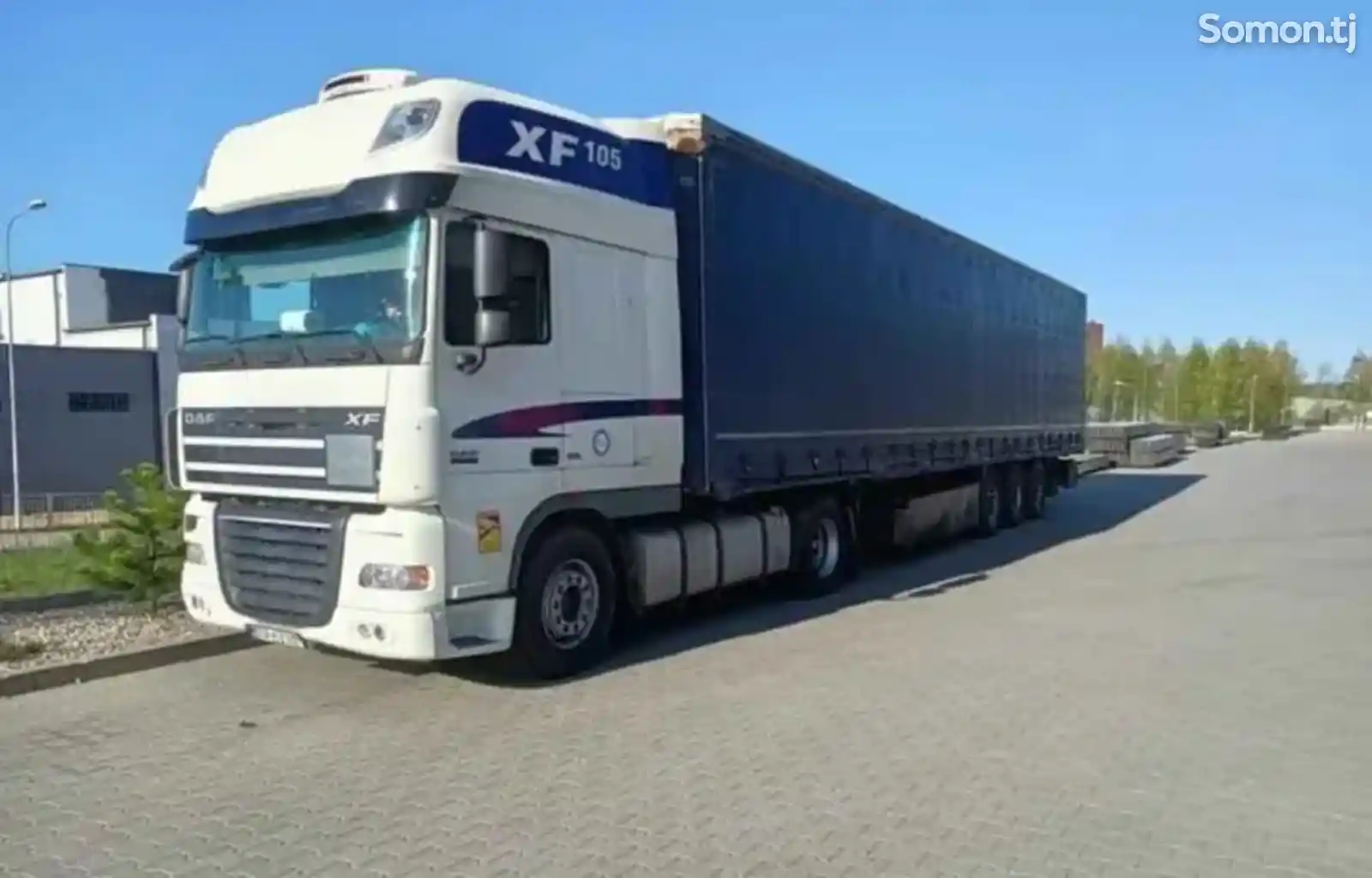 Бортовой грузовик DAF XF, 2013