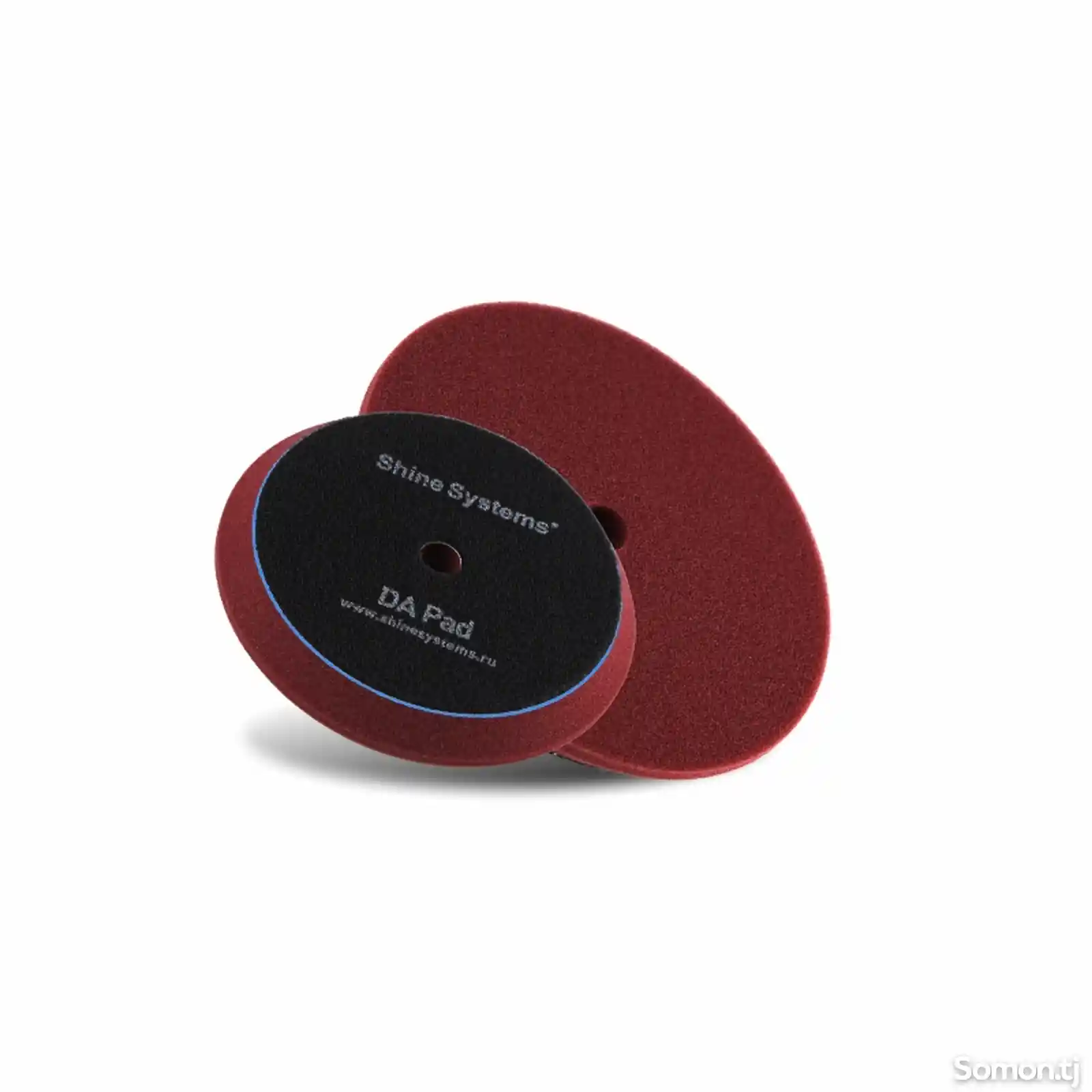 Shine Systems DA Foam Pad Maroon - полировальный круг полутвердый бордовый, 130