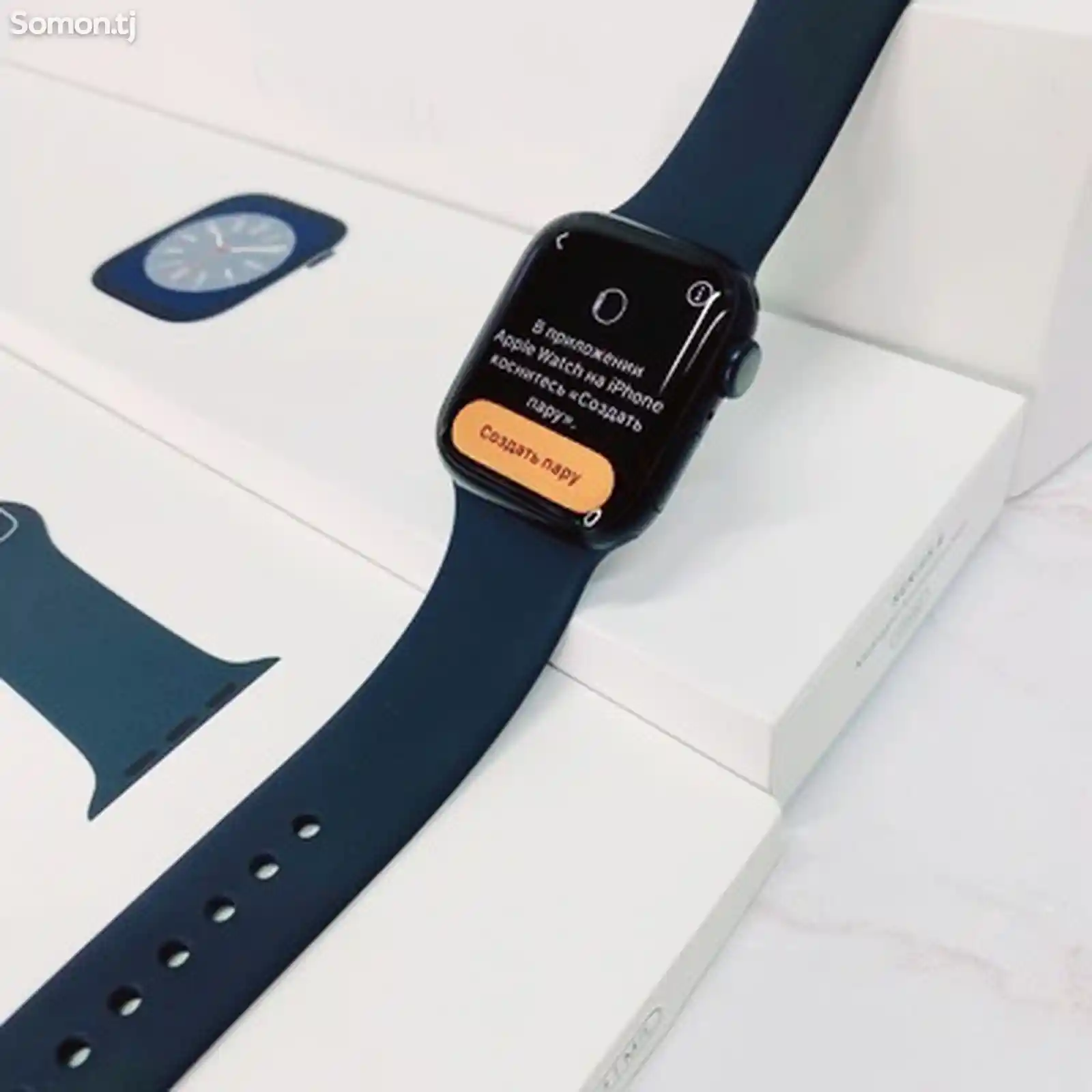 Смарт часы Apple Watch 8 45 Blue-1