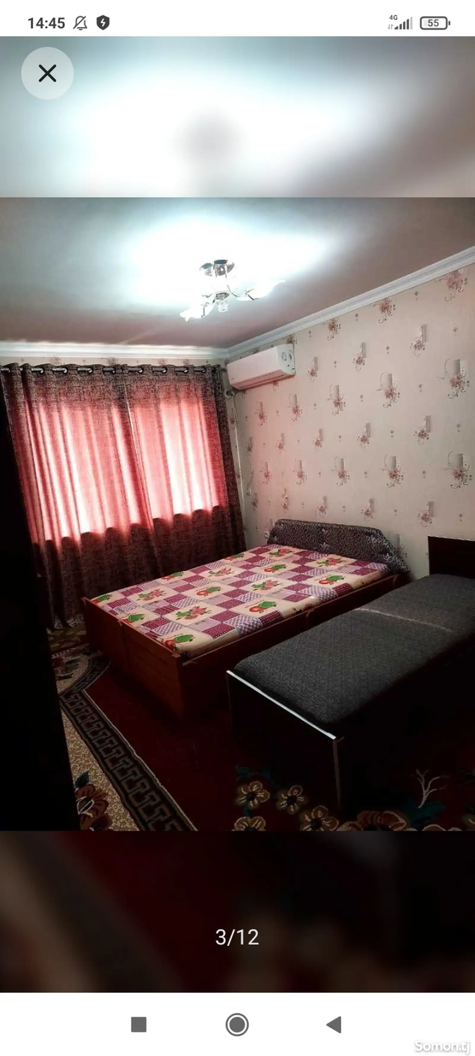 3-комн. квартира, 4 этаж, 70м², Панҷшанбе-1