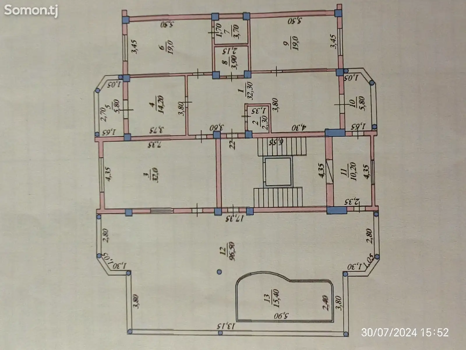 6-комн. квартира, 8 этаж, 260 м², ул.Камоли Худжанди-15