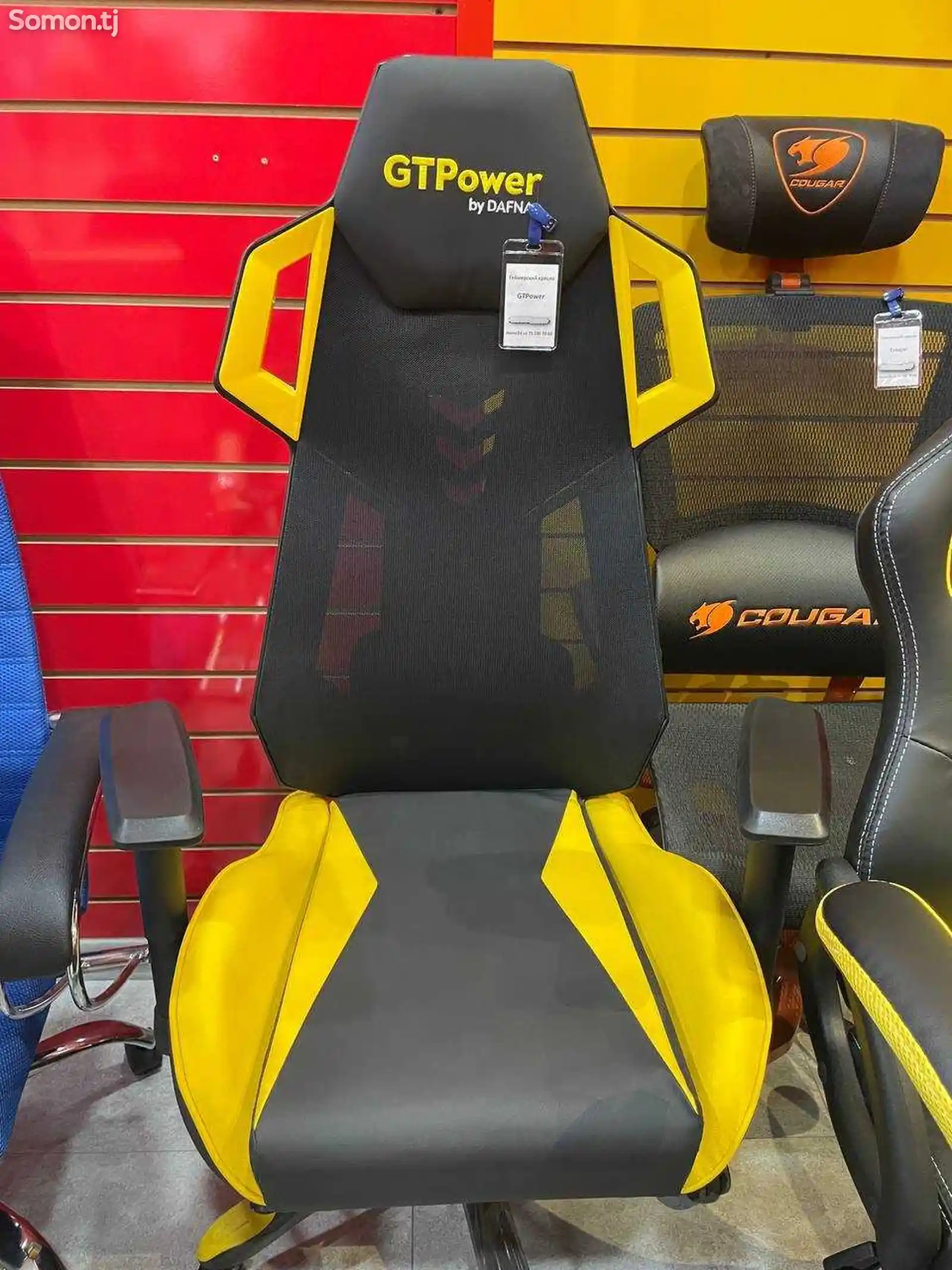 Спортивное кресло GTPower красный-2