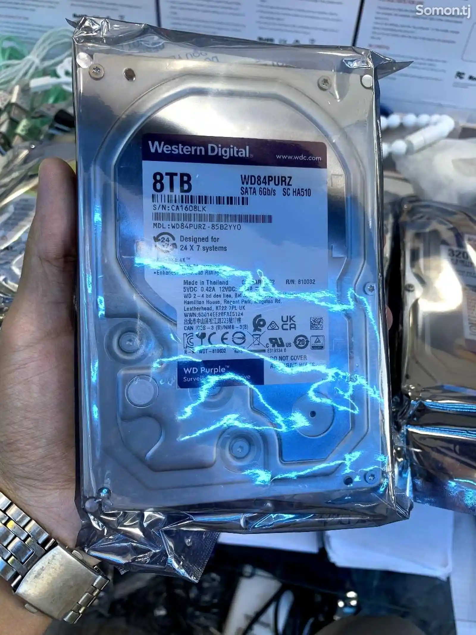 Внутренний жёсткий диск для ПК 8тб