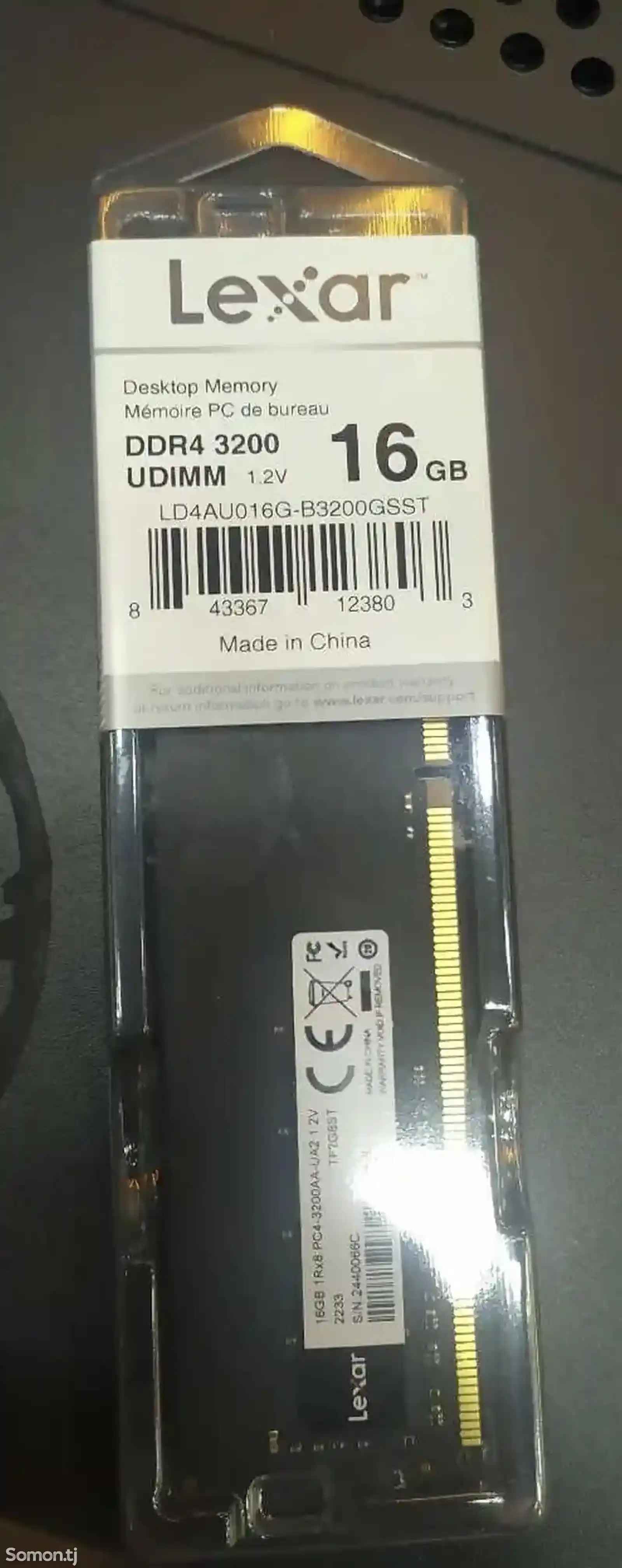 Материнская плата Lexar 16gb DDR4 3200Mhz