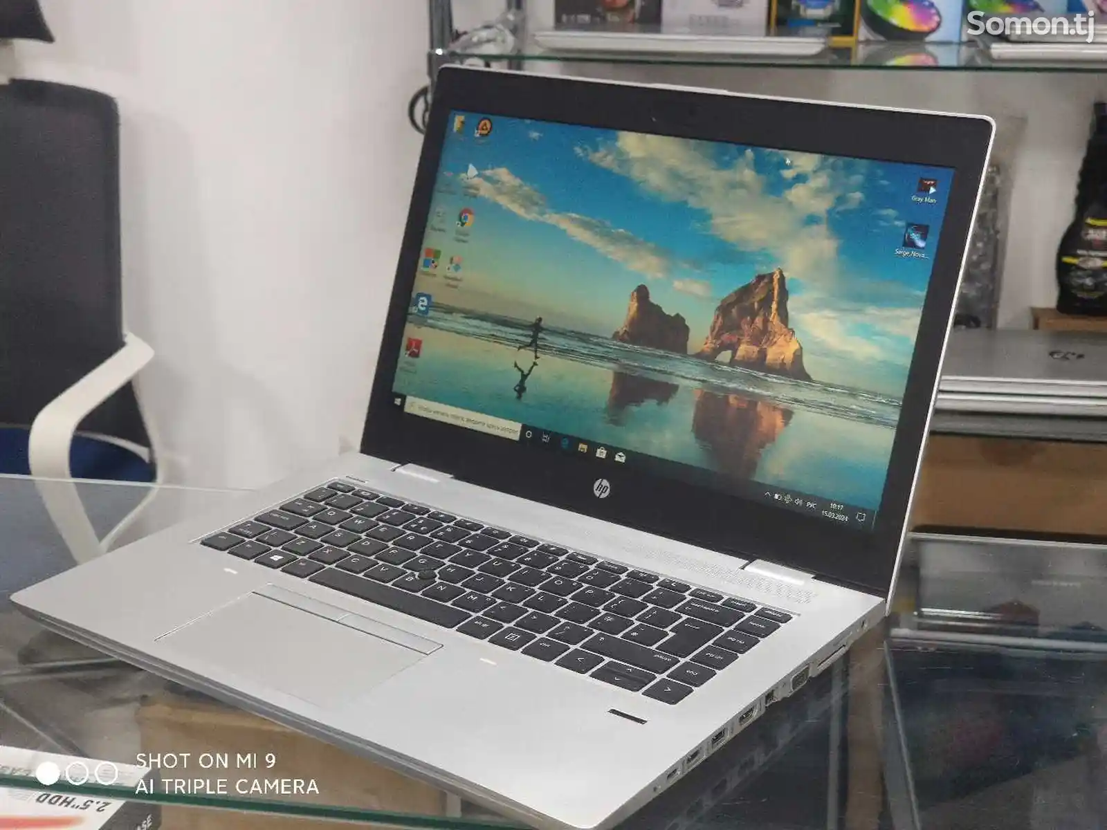Ультрабук HP ProBook core i5-8Gen RAM 8GB FHD-1