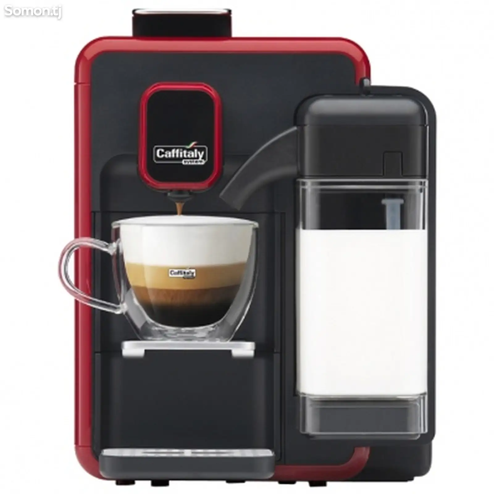 Капсульная кофемашина Caffitaly S22 Bianko Red-Black, красно-черная-1