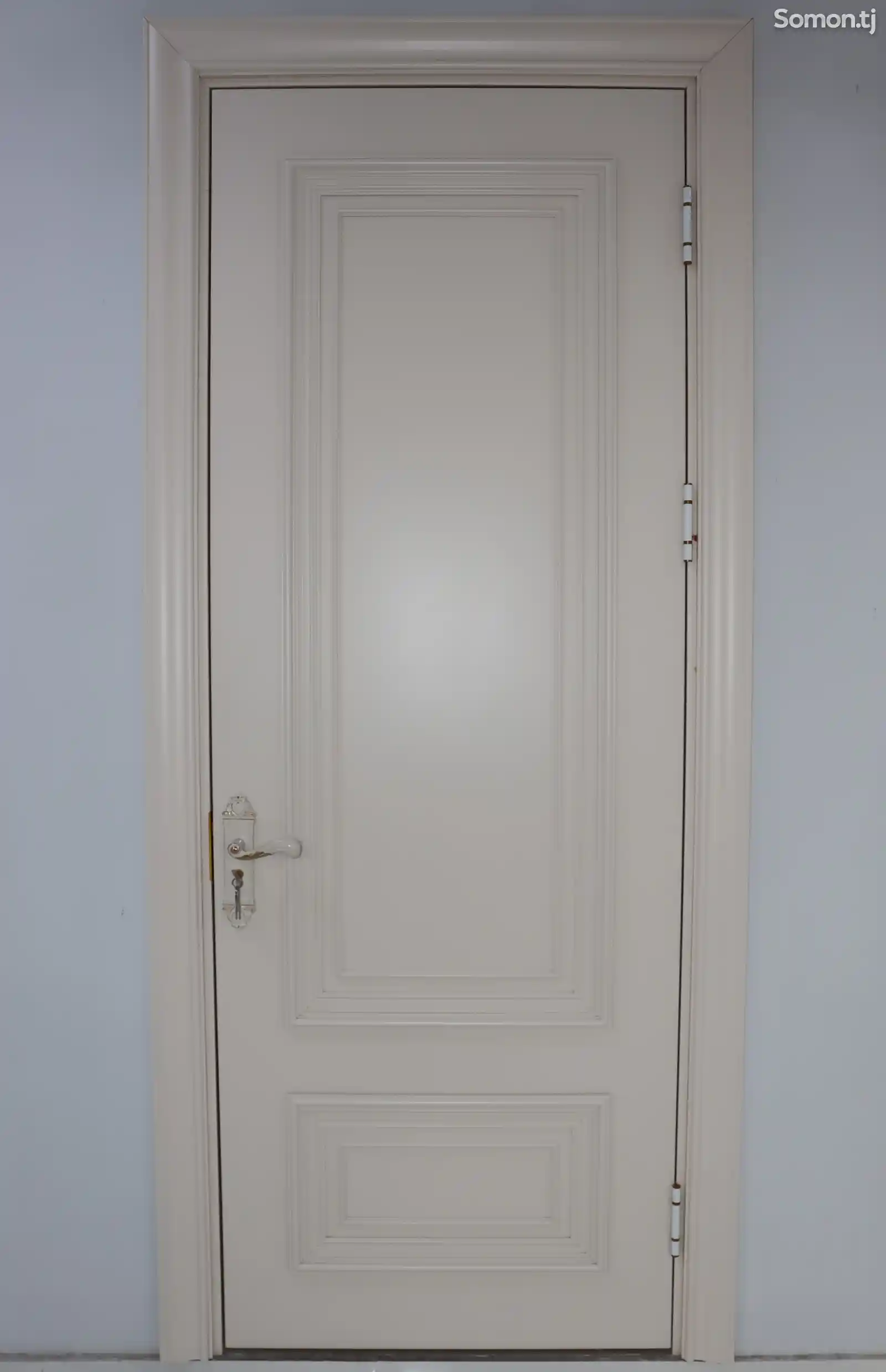 Дверное полотно ПВДГщ Палаццо 2 эмаль жемчуг, 2,2-0,8