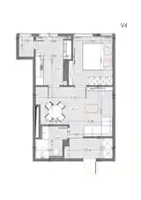 2-комн. квартира, 14 этаж, 48 м², Воданасос-3