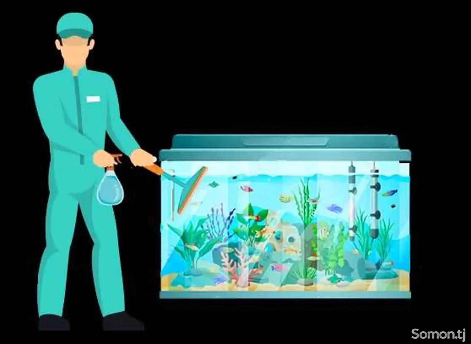 Чистка и обслуживание аквариумов-1