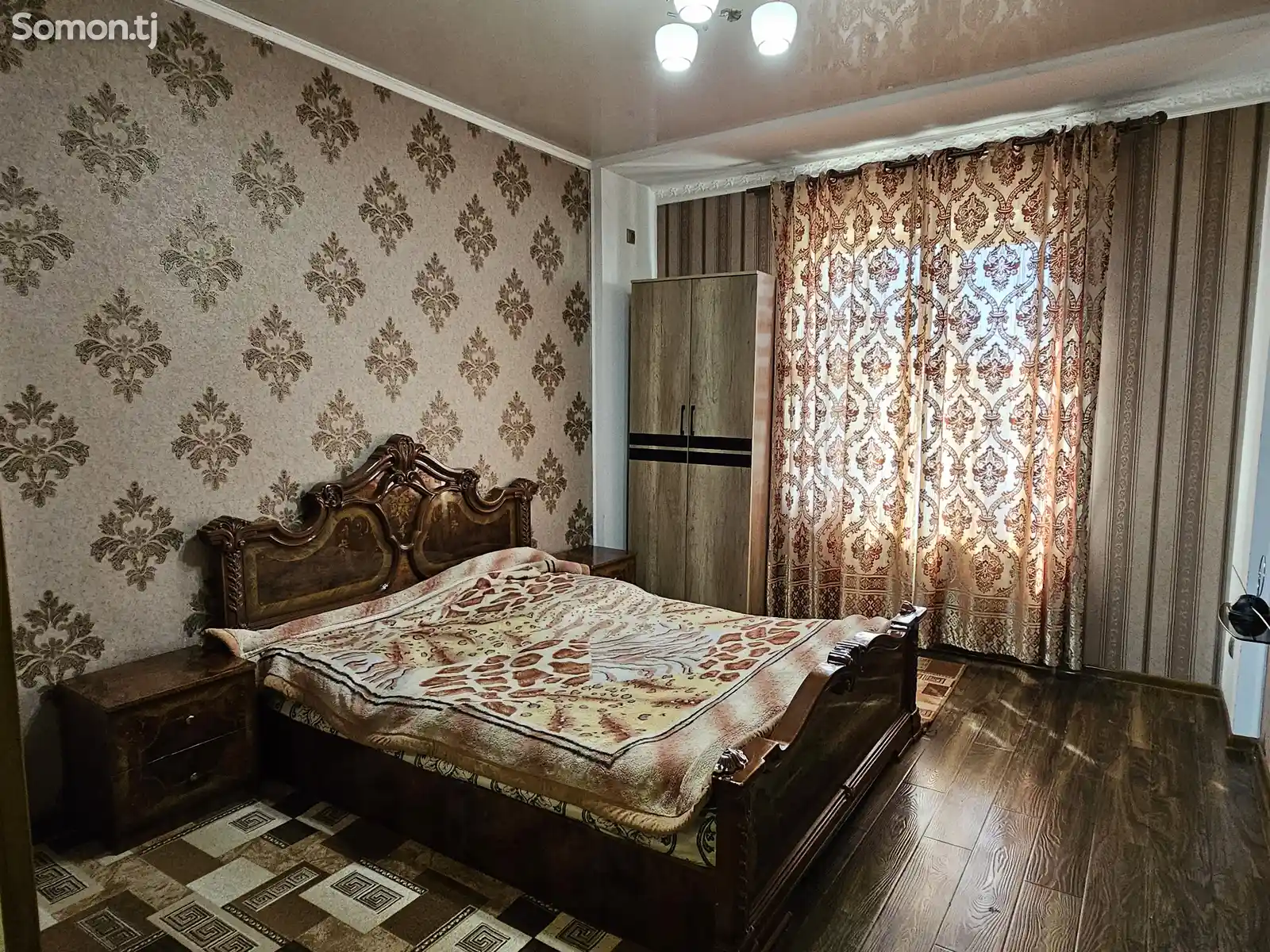 2-комн. квартира, 3 этаж, 96м², Исмоили Сомони-4