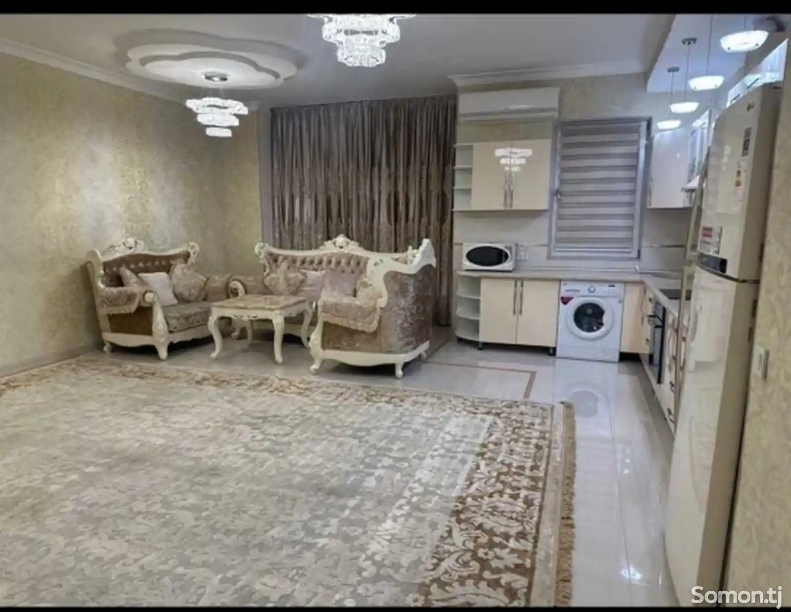 1-комн. квартира, 9 этаж, 105 м², И.Сомони-4